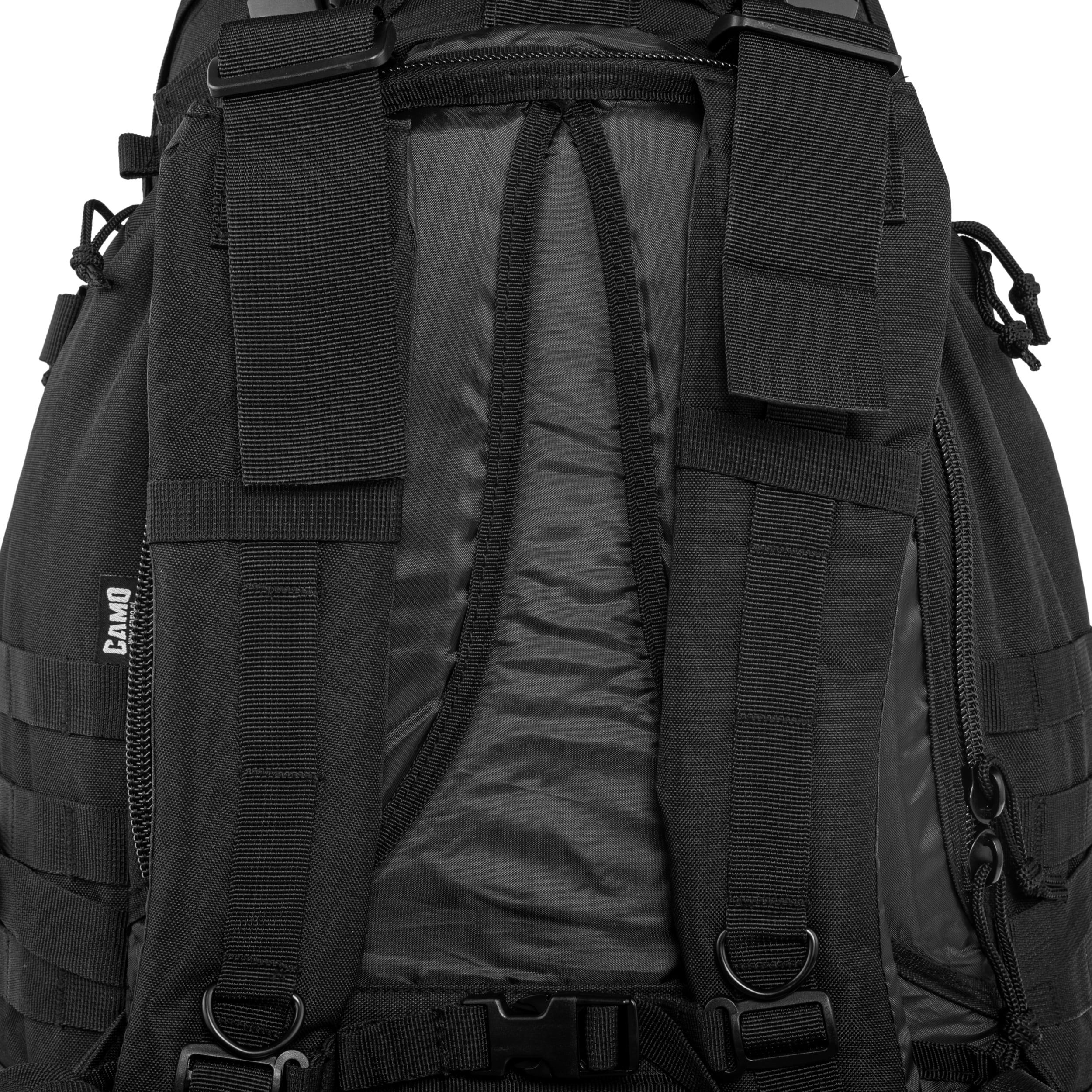Camo Military Gear Overload hátizsák 60 l - Black
