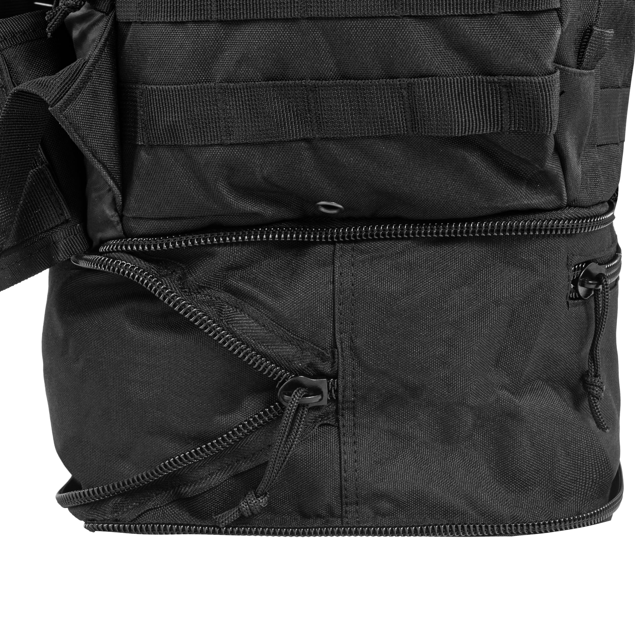 Camo Military Gear Overload hátizsák 60 l - Black