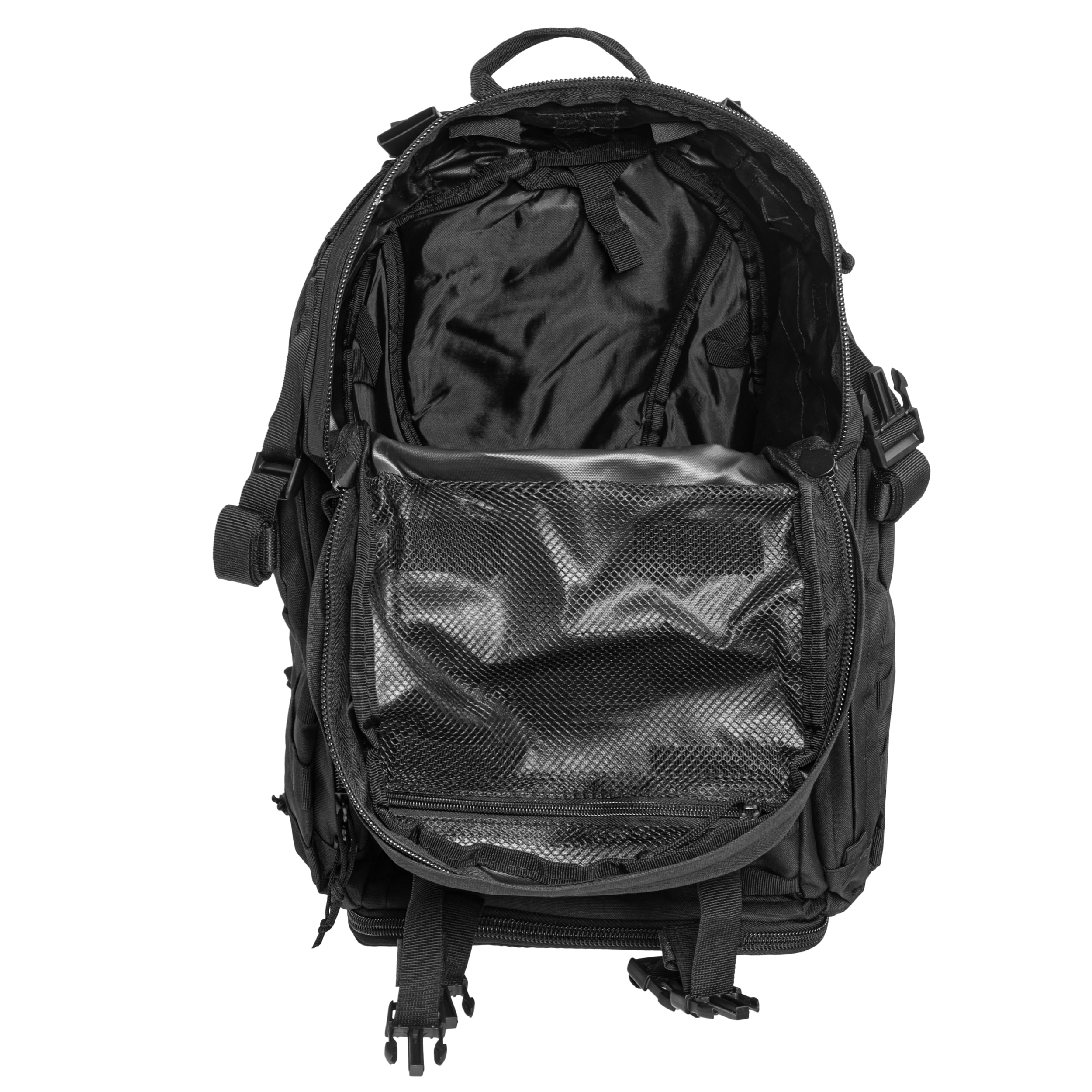 Camo Military Gear Overload hátizsák 60 l - Black