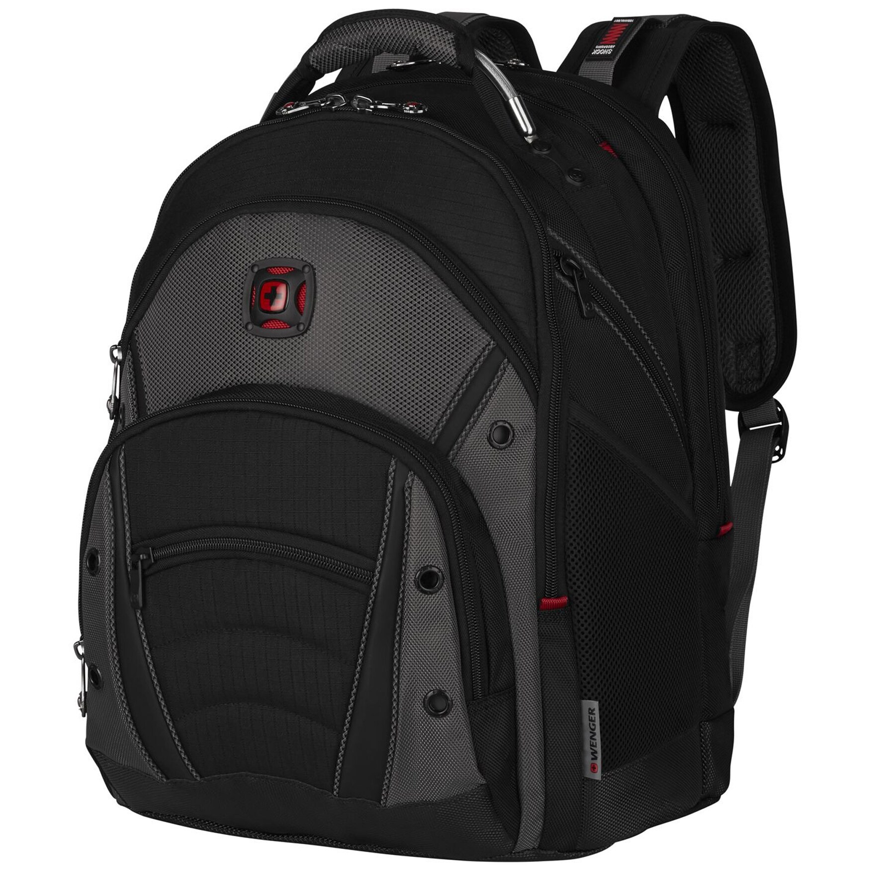 Wenger Synergy hátizsák 26 l - Black/Grey