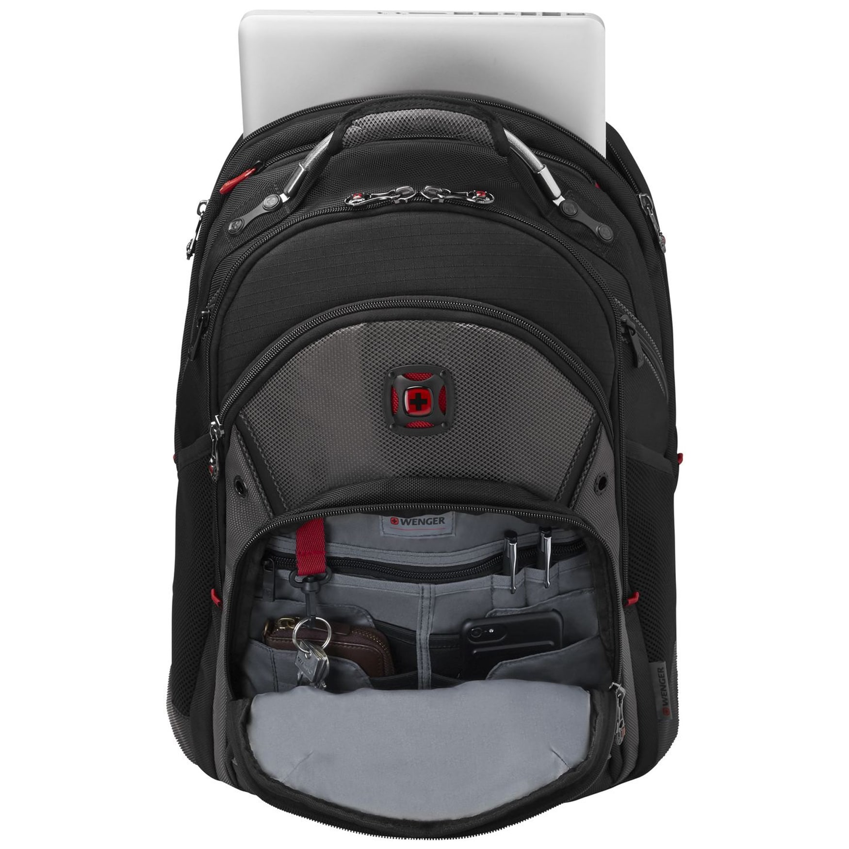 Wenger Synergy hátizsák 26 l - Black/Grey