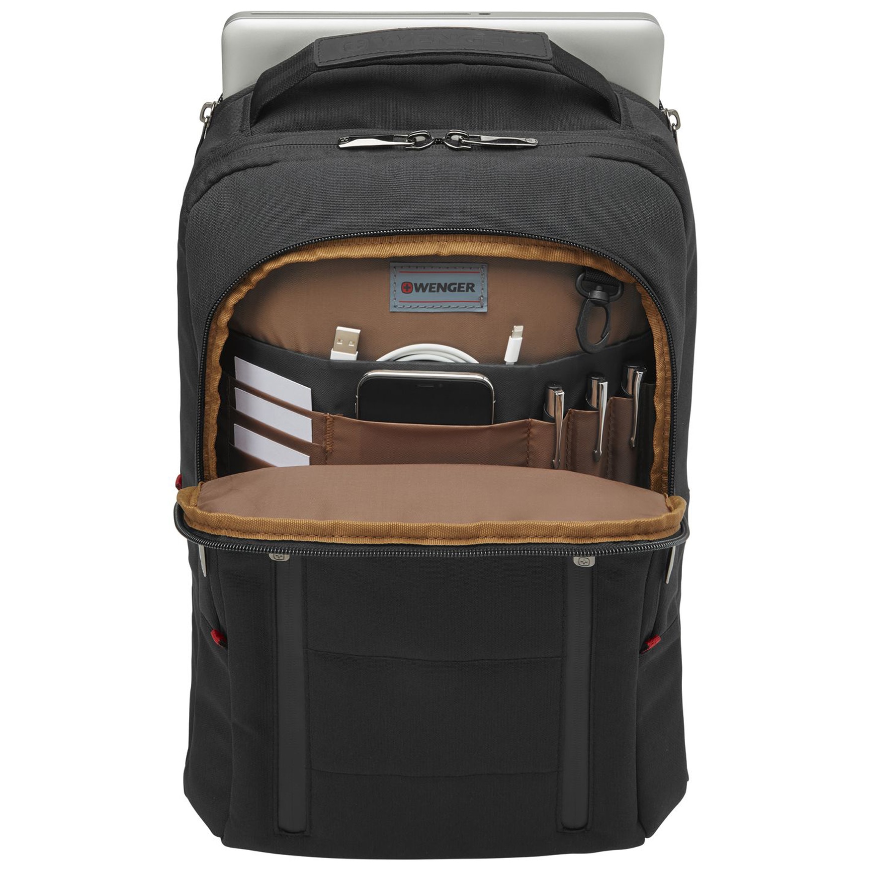 Wenger City Traveler hátizsák 16 + 8 l - Black