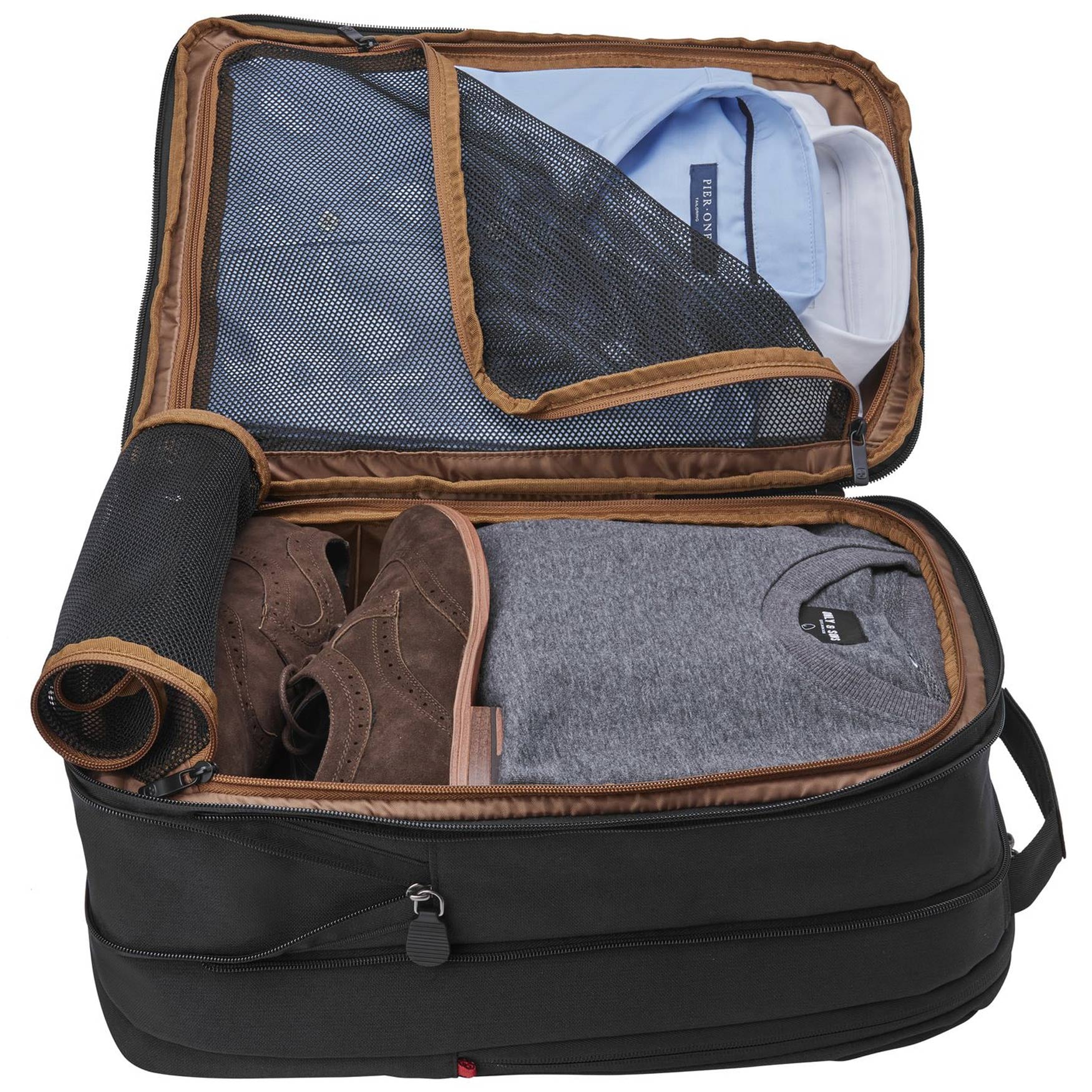 Wenger City Traveler hátizsák 16 + 8 l - Black