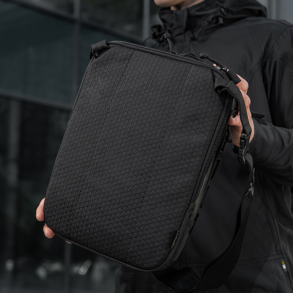 M-Tac Laser Cut Hex táska - Black