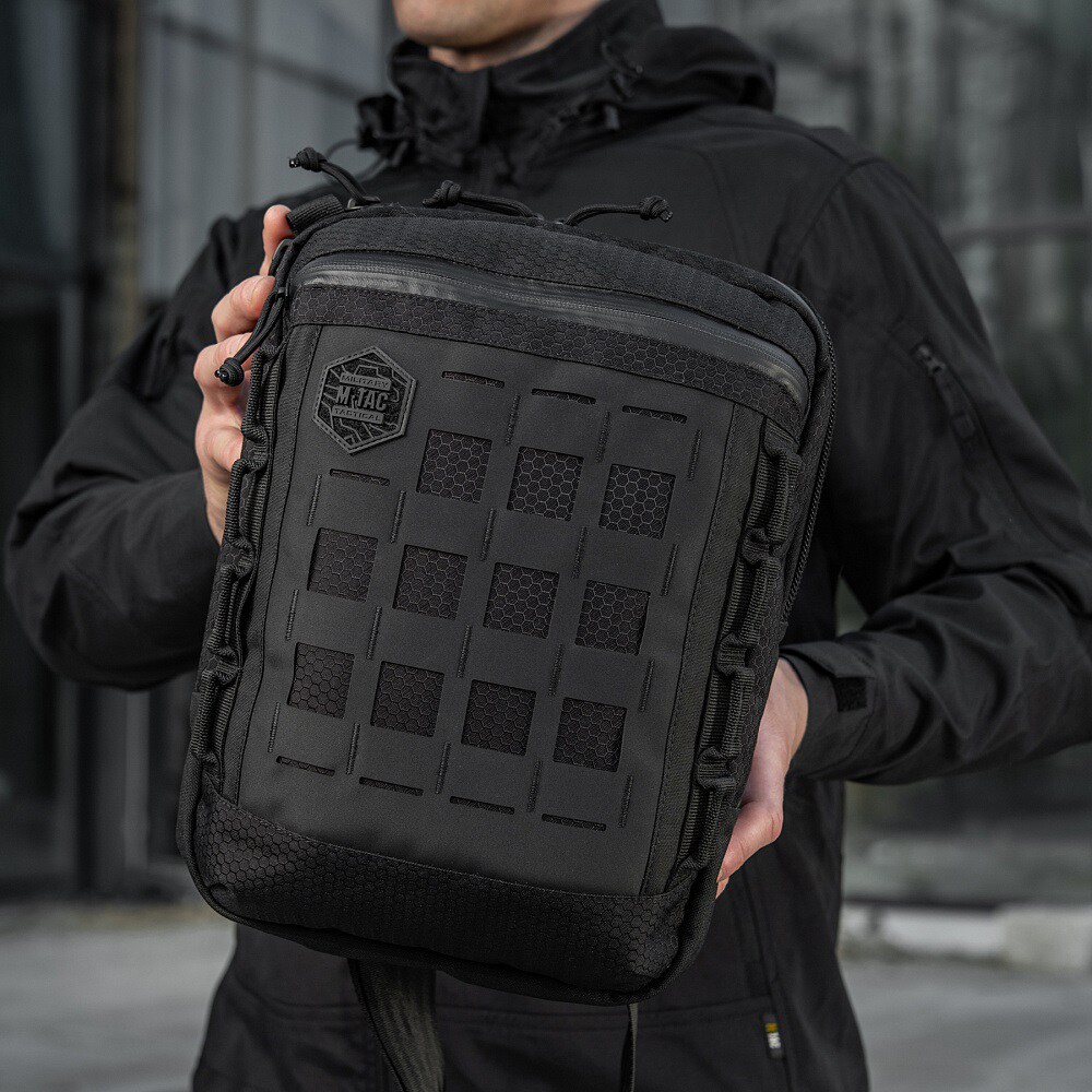 M-Tac Laser Cut Hex táska - Black