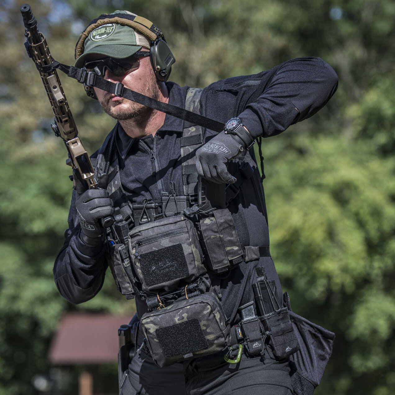 Helikon Training Mini Rig taktikai mellény- MultiCam Black