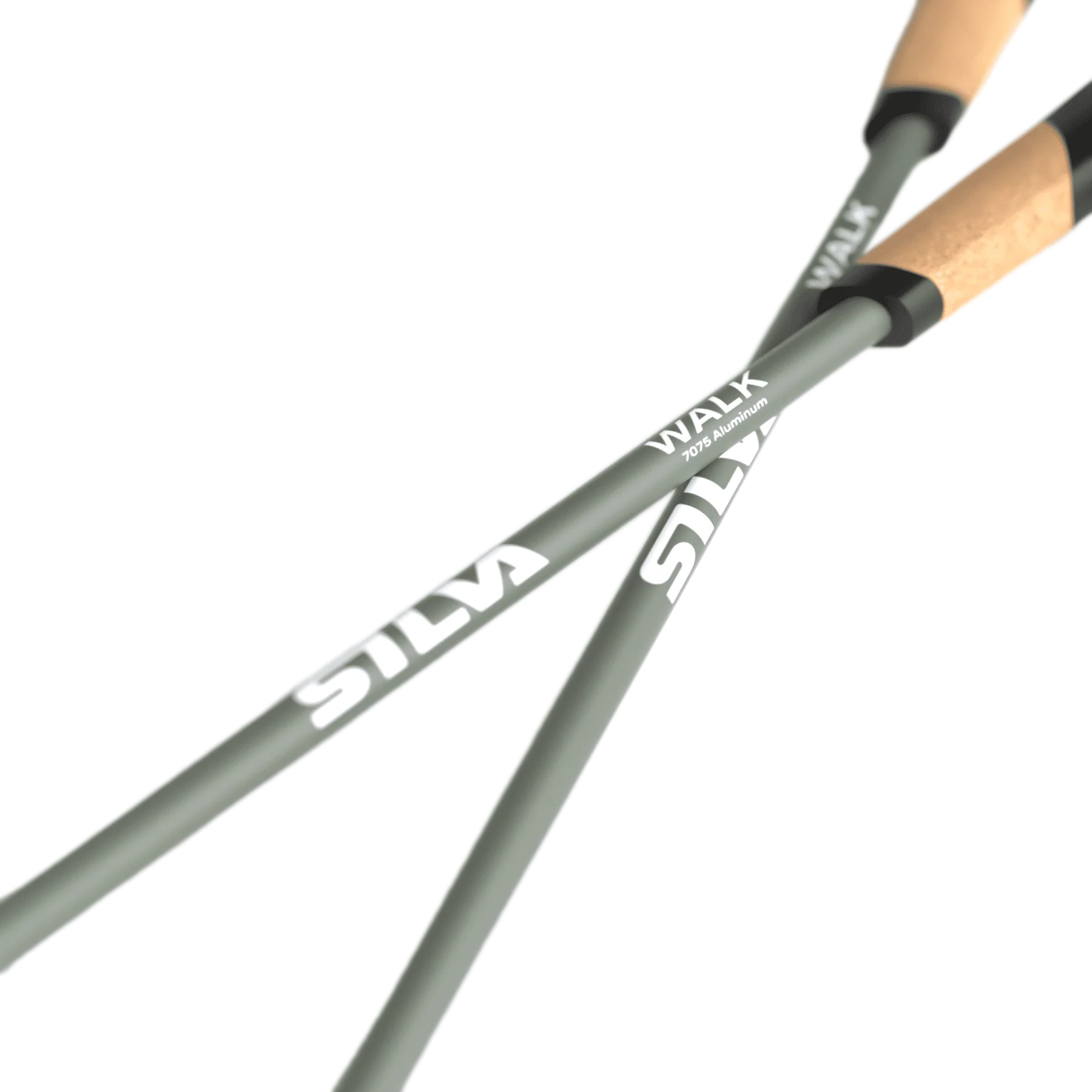 Silva Walking Poles Aluminium Cork nordic walking bot - Green