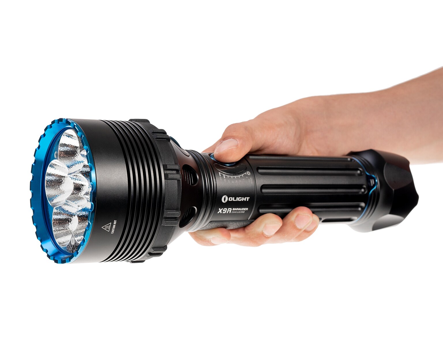 Olight X9R Marauder újratölthető zseblámpa - 25000 lumen