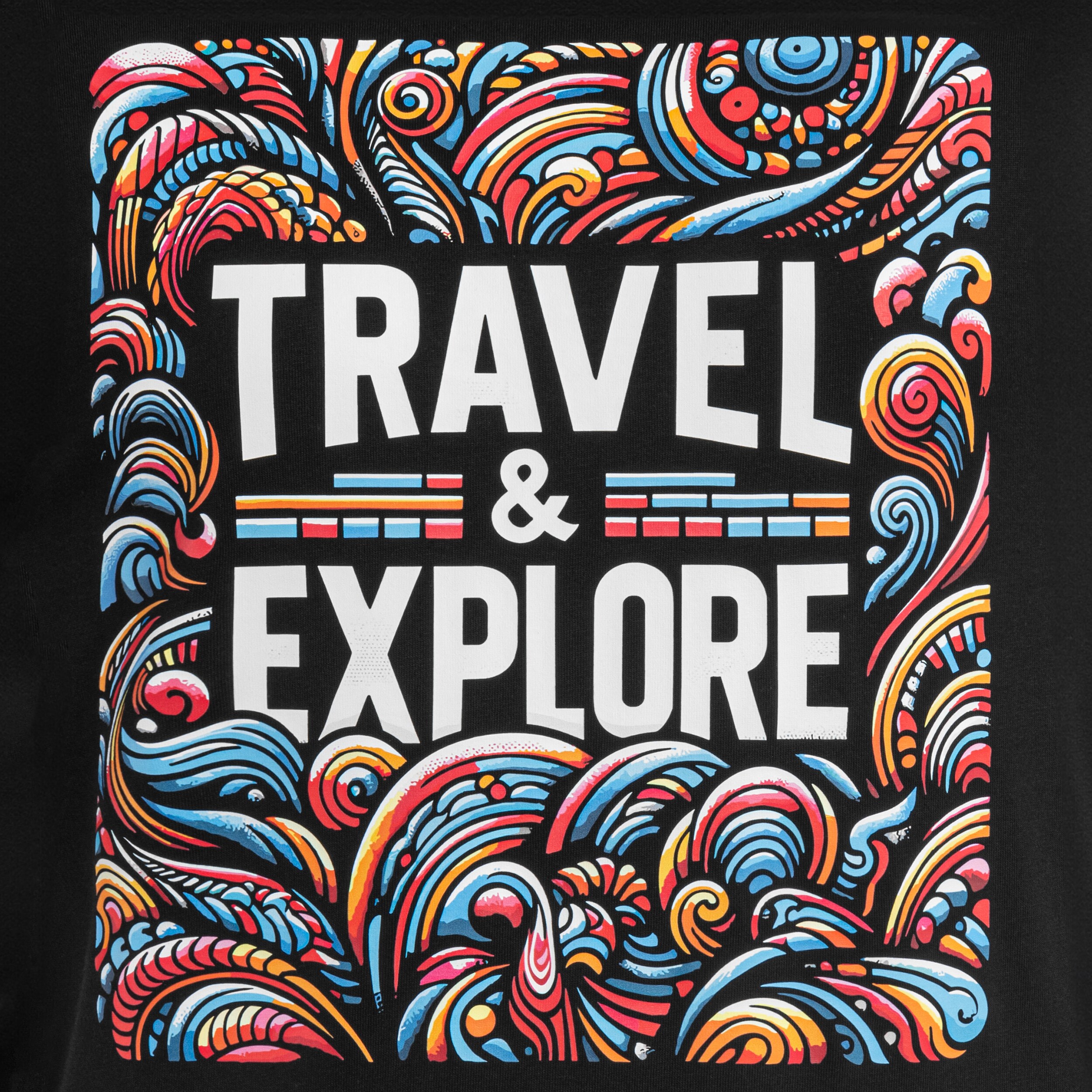 Voyovnik Travel & Explore T-shirt póló - Fekete