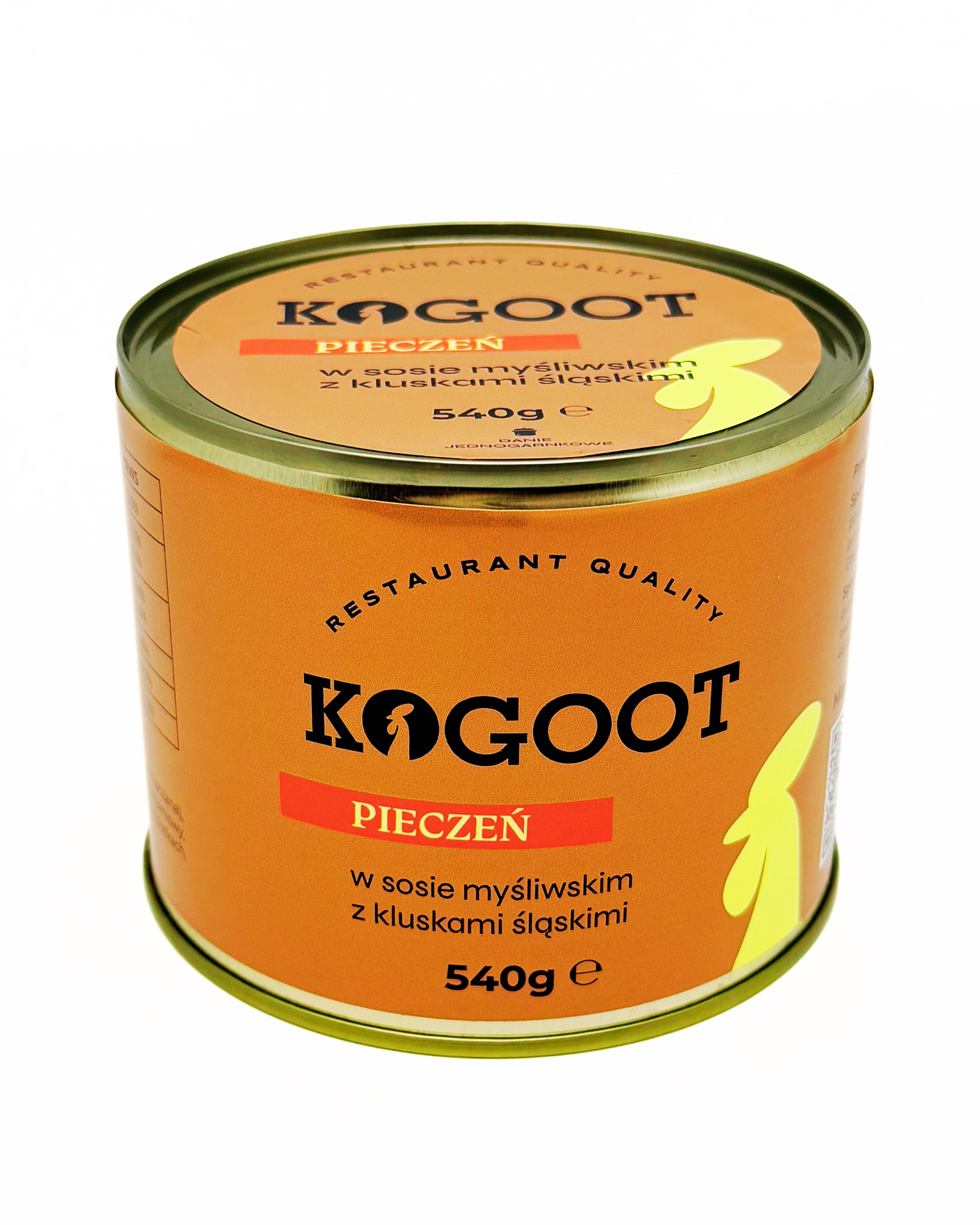 Kogoot konzervált élelmiszer - Sült hús vadászszósszal és sziléziai gombócokkal 540 g 540 g