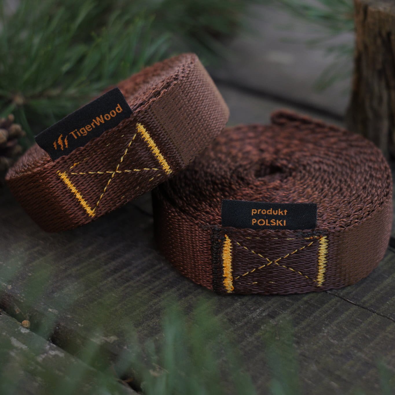 TigerWood függőágy rögzítőpánt 2 m - Brown