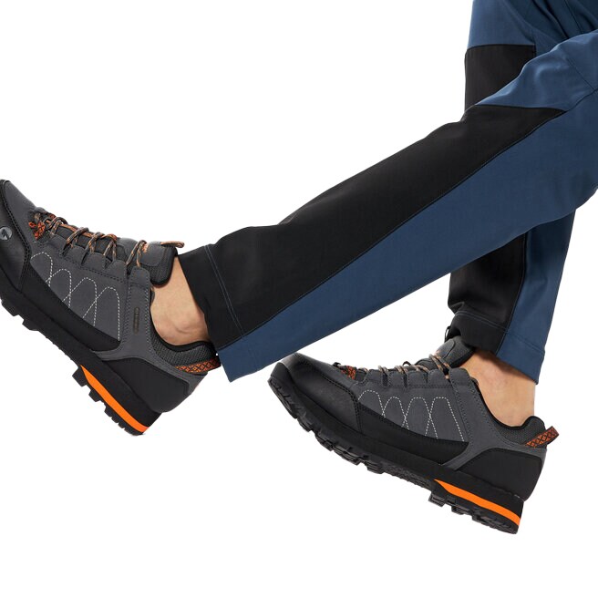 Hi-Tec Gelen II Low WP cipő - Dark Grey/Black/Orange