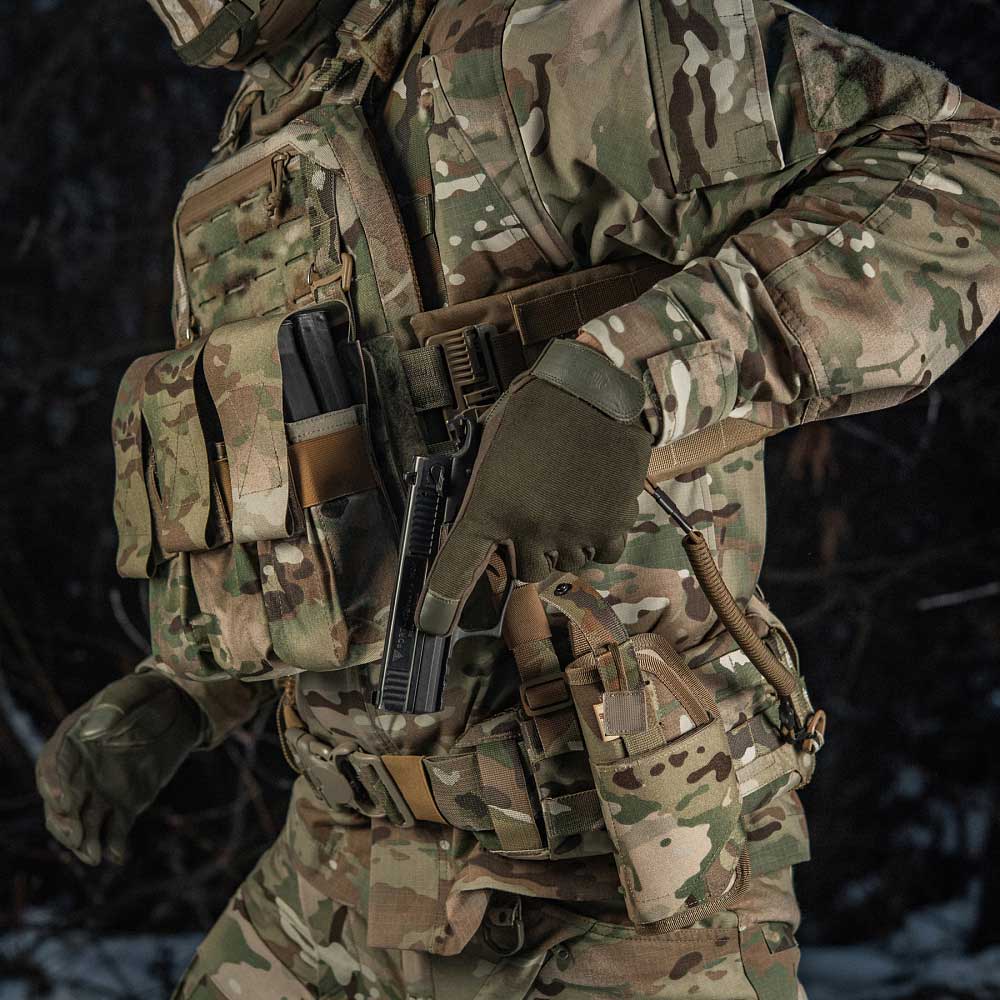 M-Tac Police taktikai kesztyű - Olive