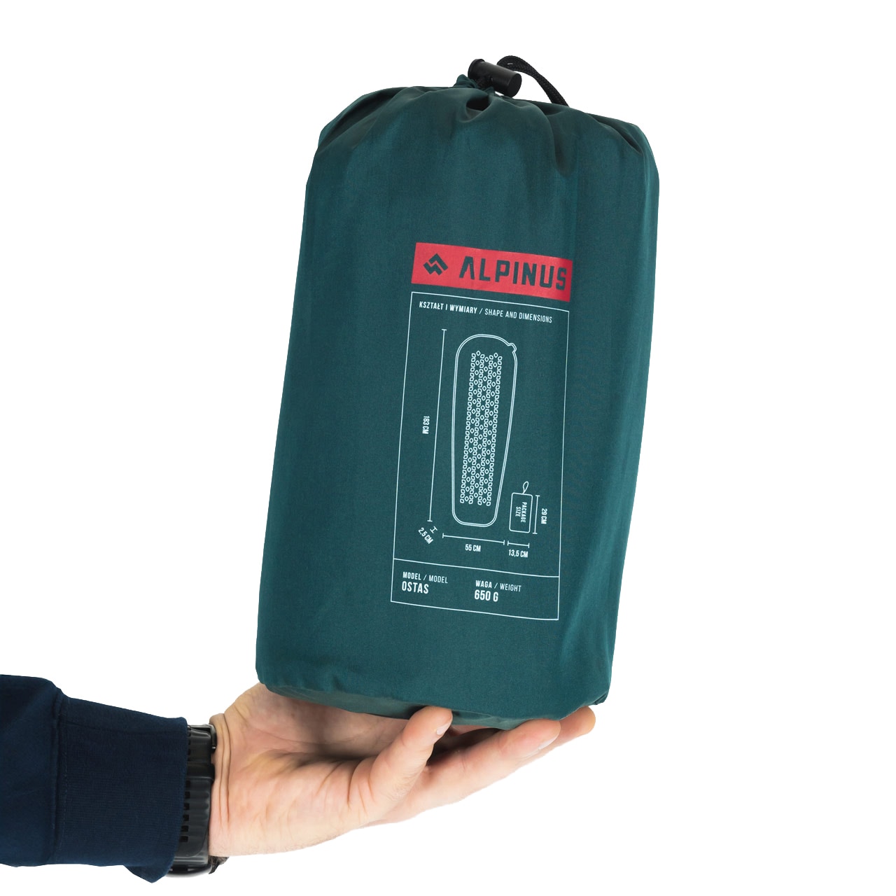 Alpinus Ostas önfelfújó matrac - Zöld