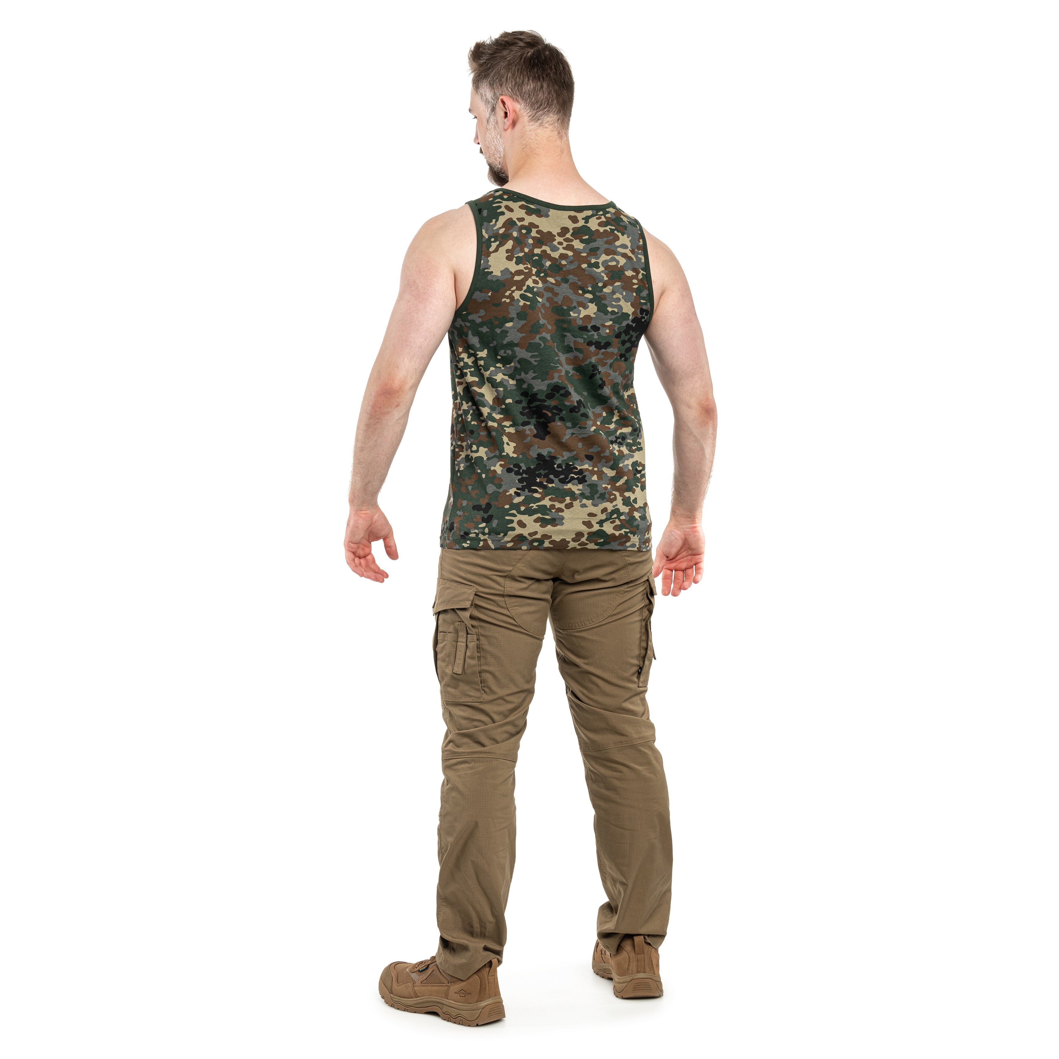 Brandit Tank Top ujjatlan póló  - Flecktarn