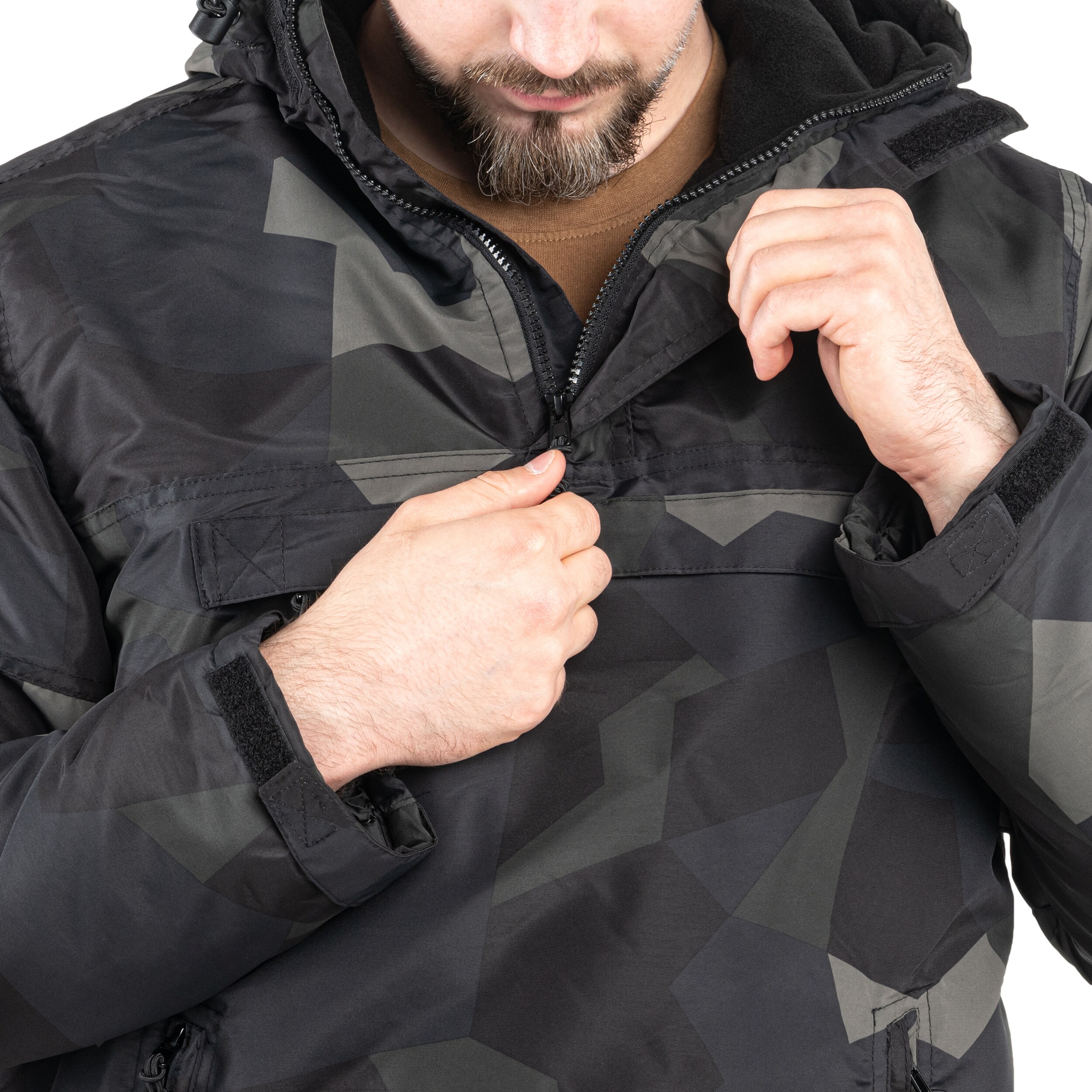 Brandit Windbreaker kabát - Dark Camo M90