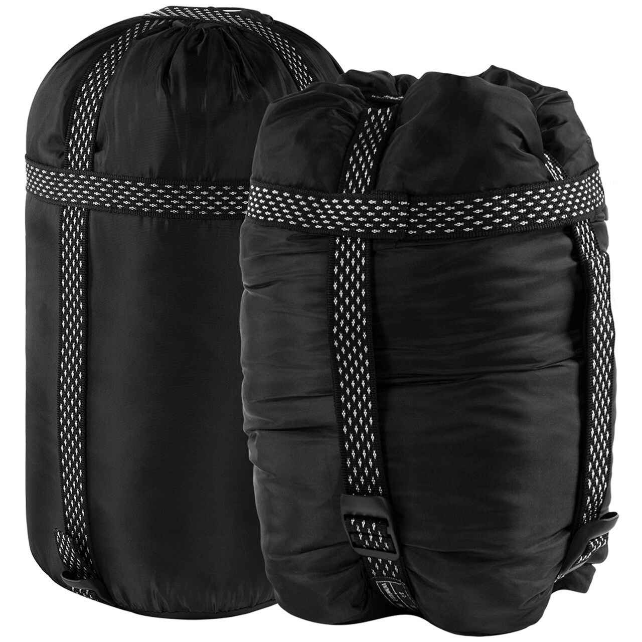 Alpinus Warm 1800 hálózsák Fekete - bal