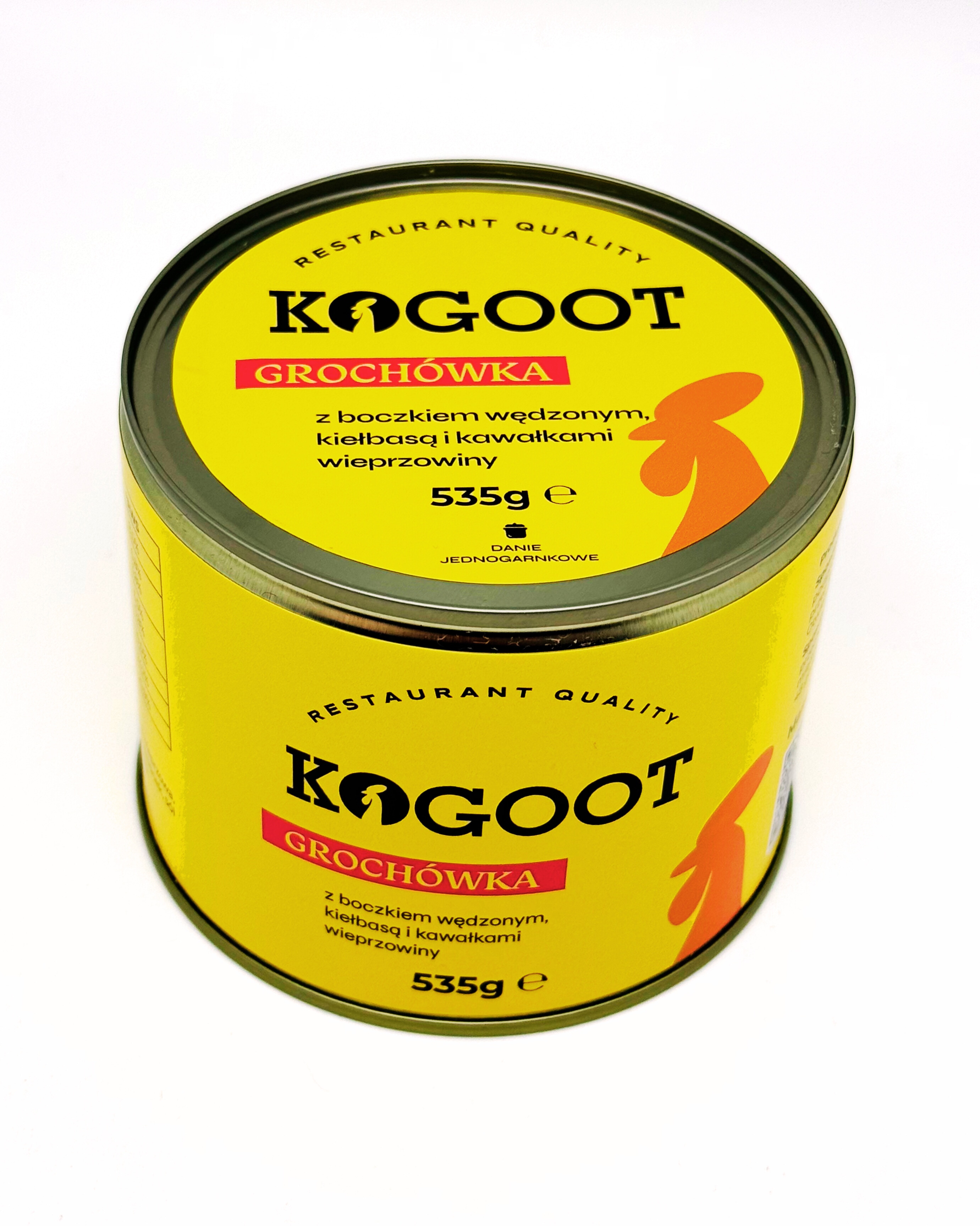 Kogoot konzerv - Borsóleves füstölt szalonnával, kolbásszal és sertéshússal 535 g