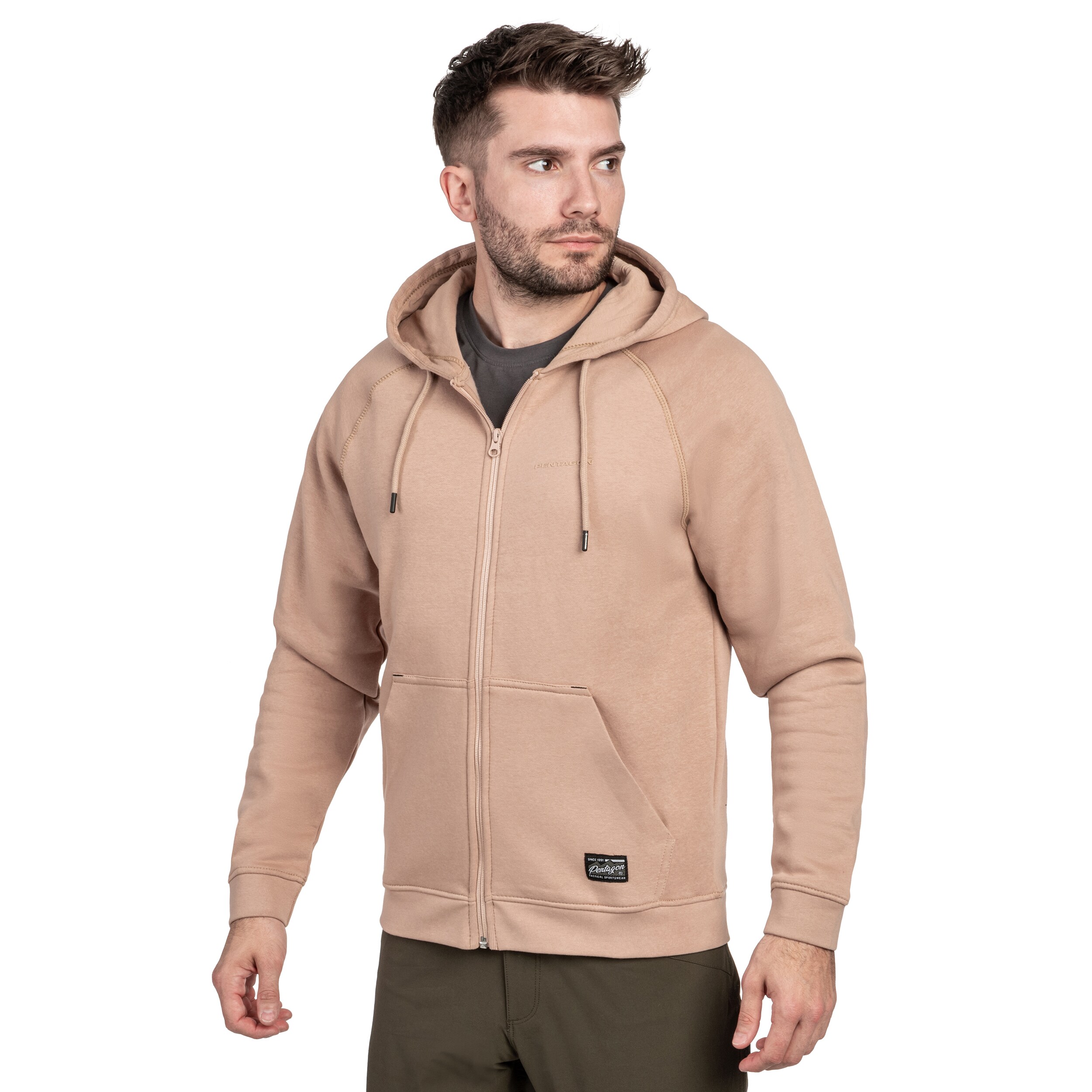 Pentagon Phaeton Zip pulóver - Tan Brown