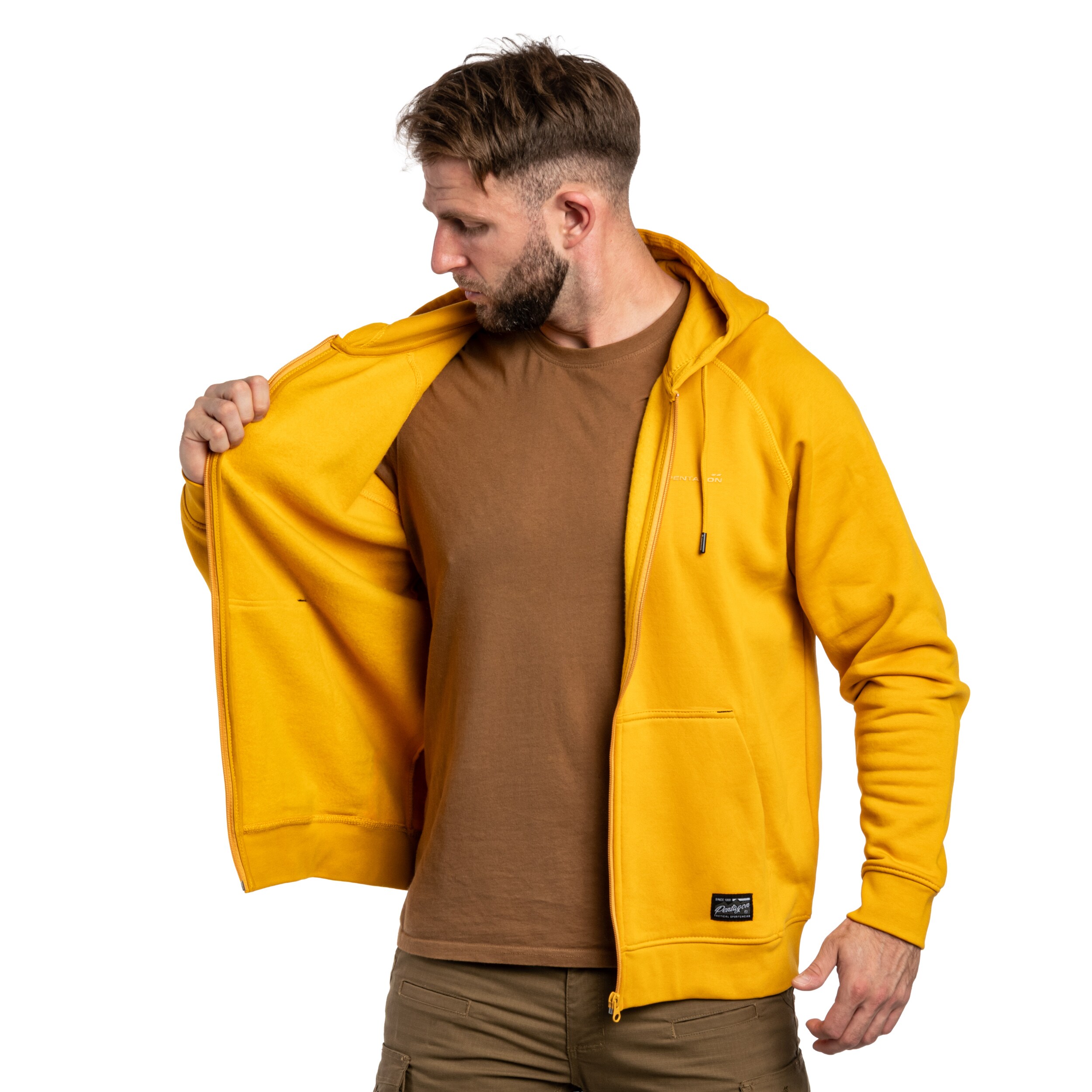 Pentagon Phaeton Zip pulóver - Tuscan Yellow