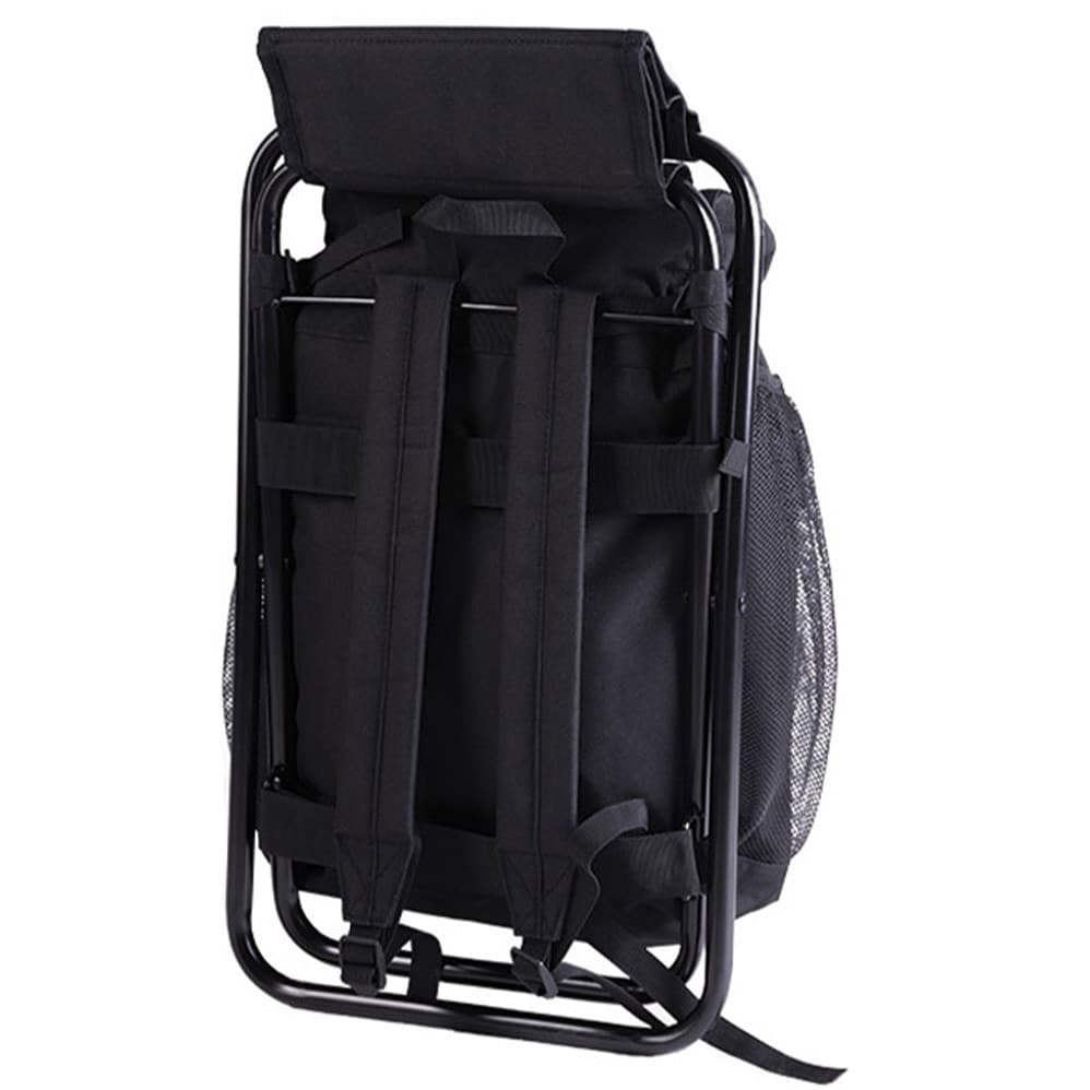 Mil-Tec hátizsák kempingszékkel 20 l Black