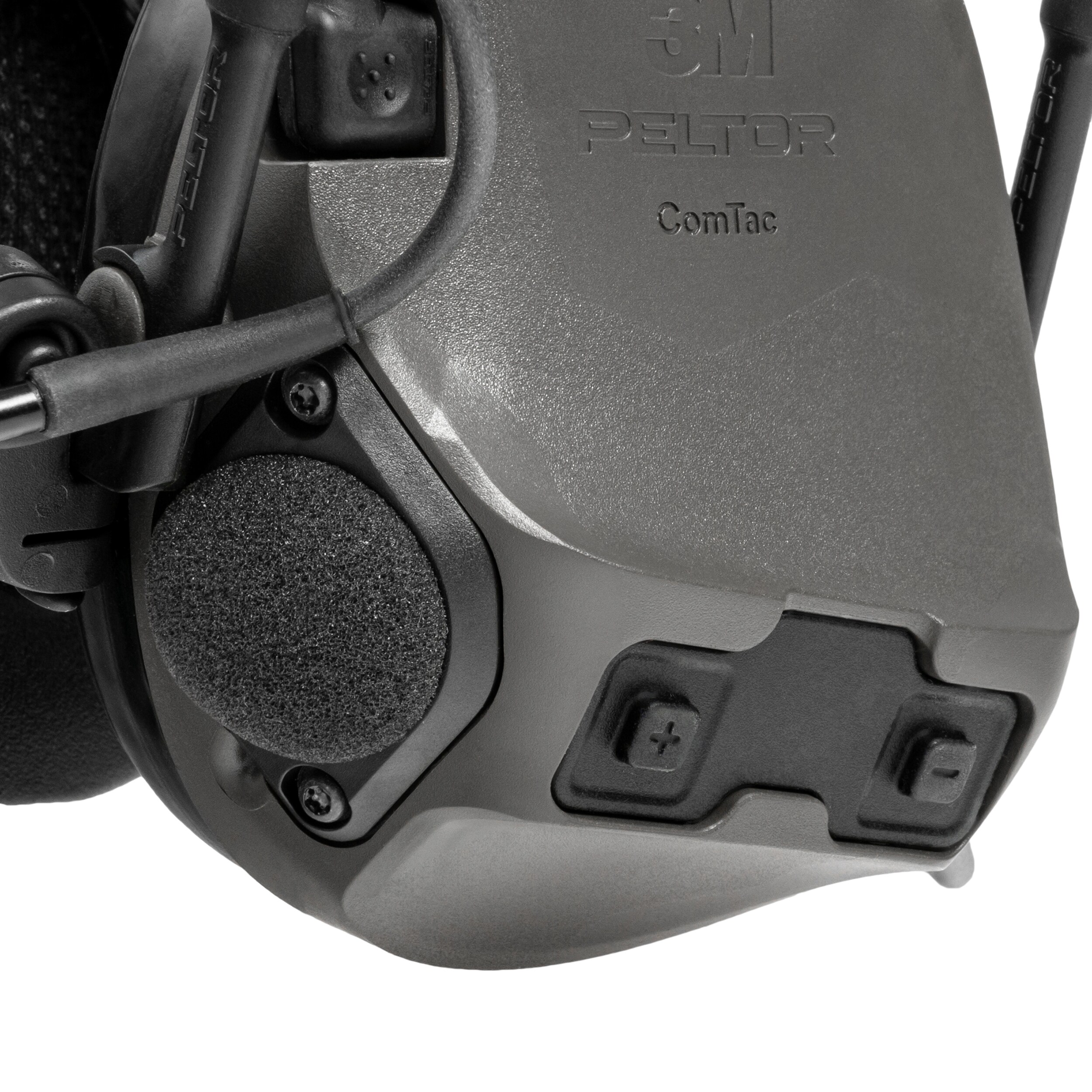 3M Peltor ComTac VIII aktív hallásvédő mikrofonnal - Grey