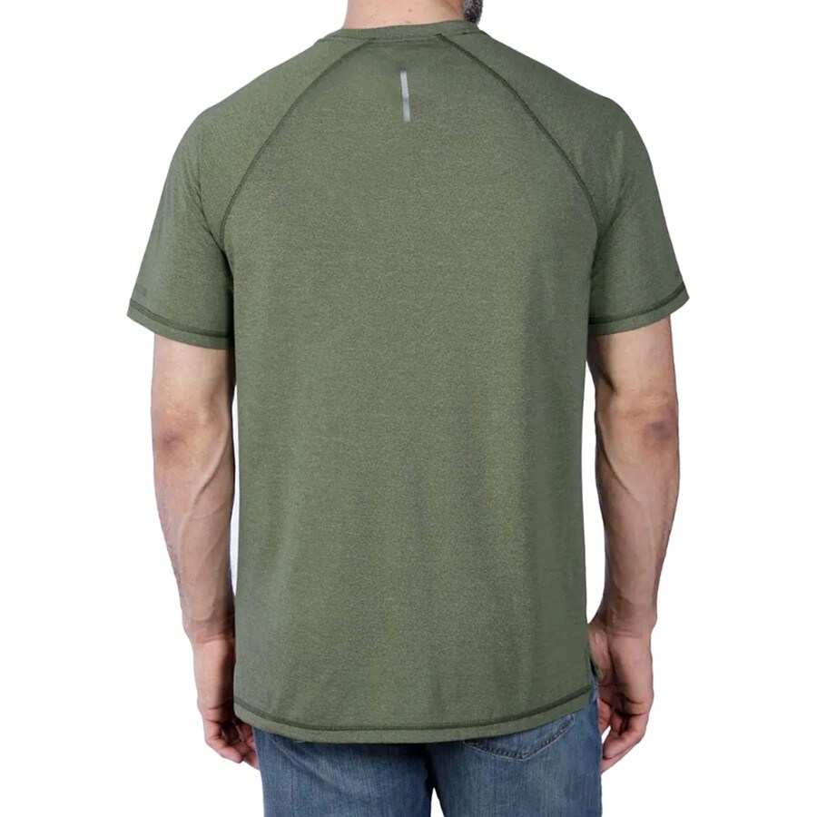 Carhartt Lightweight Durable T-shirt termoaktív póló - Chive Heather