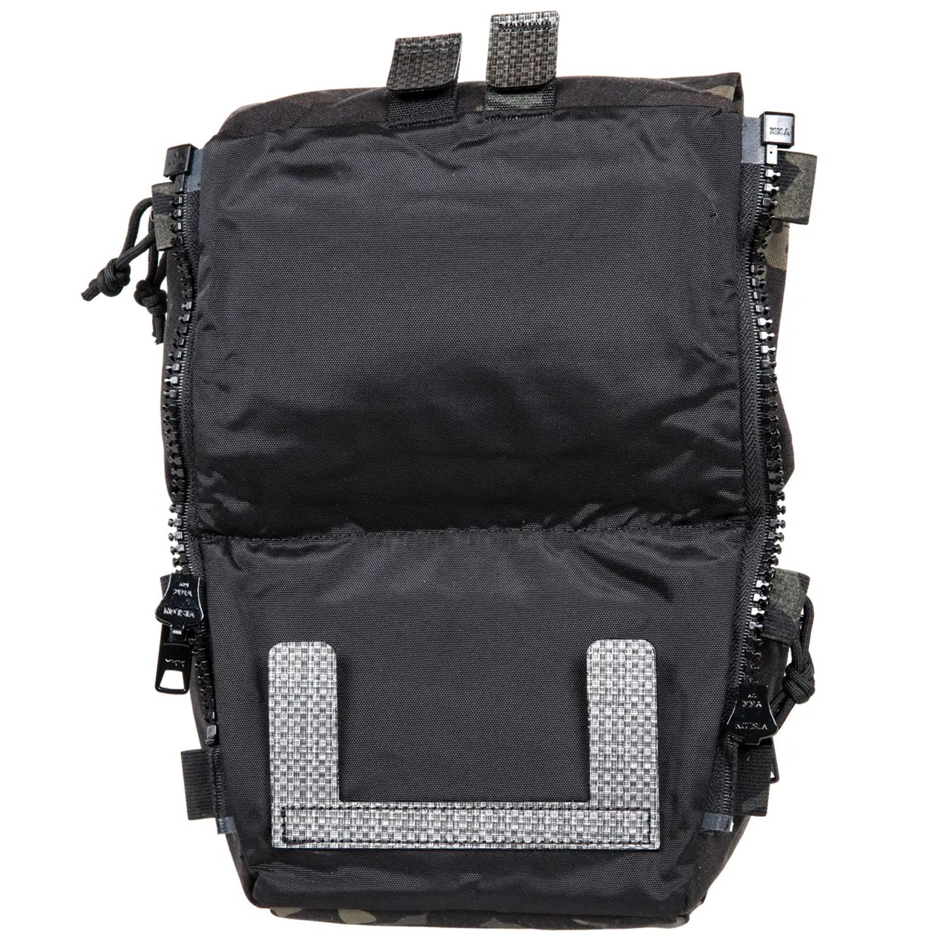 Wosport PC Back Panel Double Bag hátsó panel  V5 taktikai mellényhez- MultiCam Black