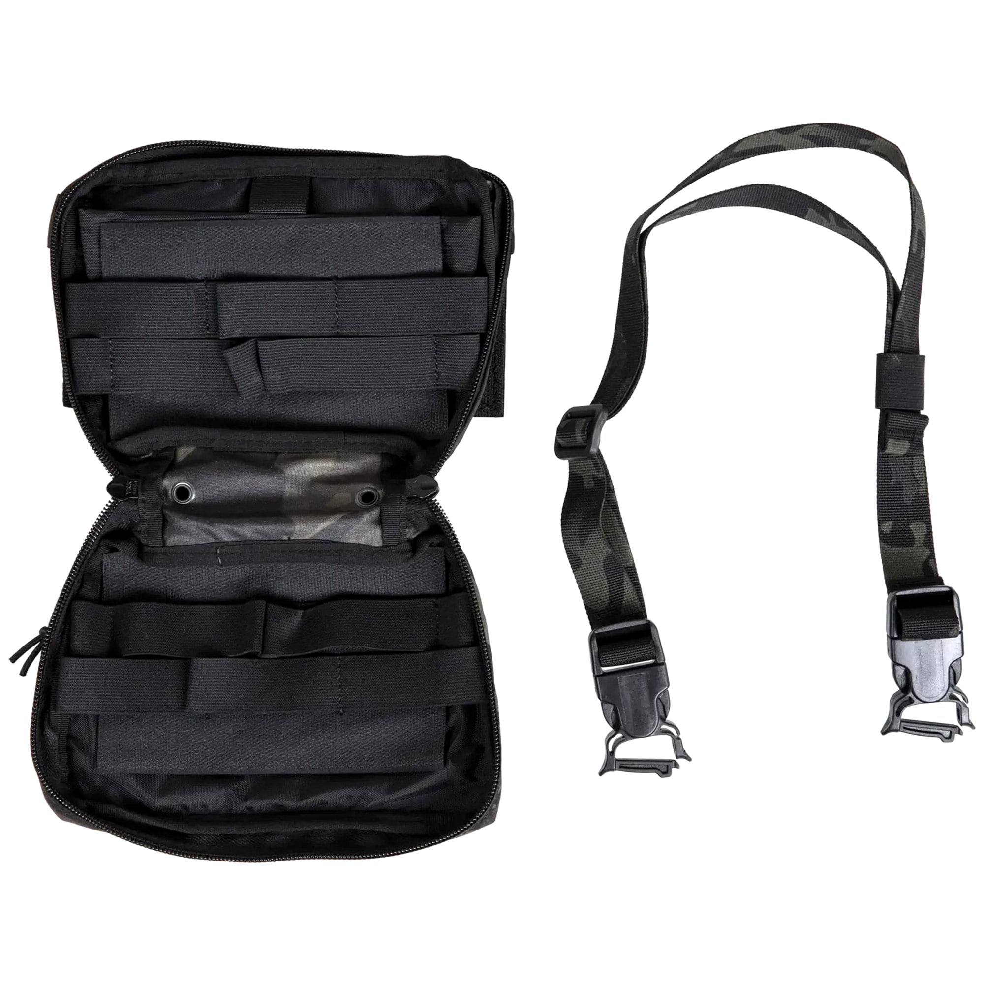 Wosport QR csatos függeszthető zsebtáska - MultiCam Black