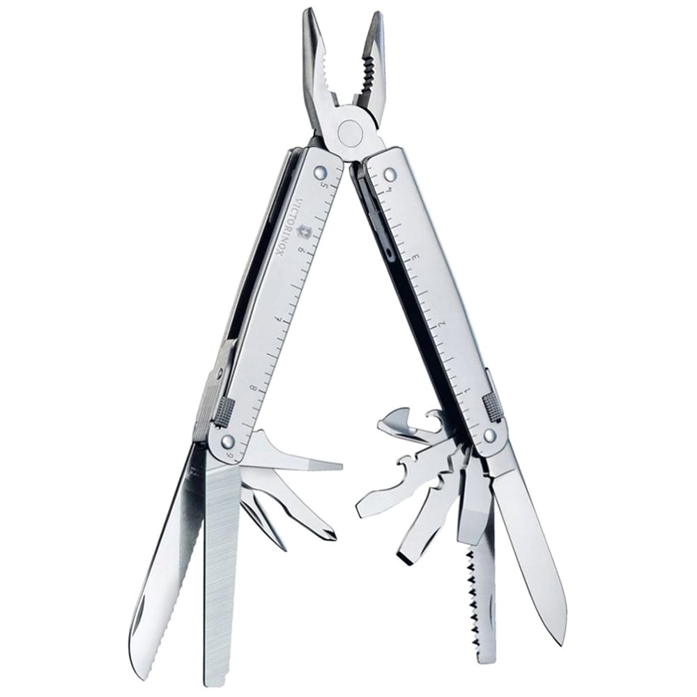Victorinox SwissTool multitool bőrtokkal