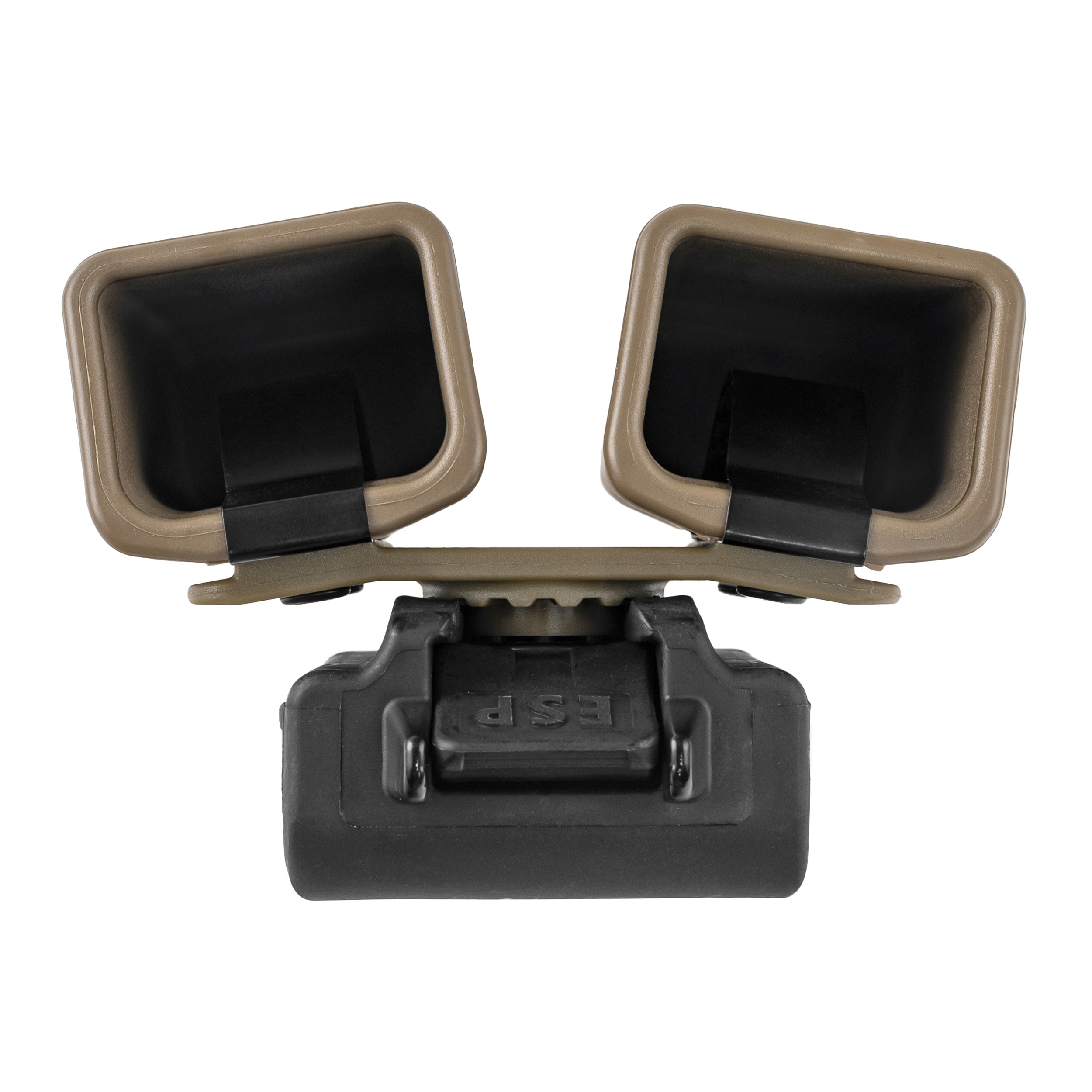 ESP kettős forgó tároló UBC-08 Clip rögzítéssel 9 mm- es tölténytárhoz - Khaki