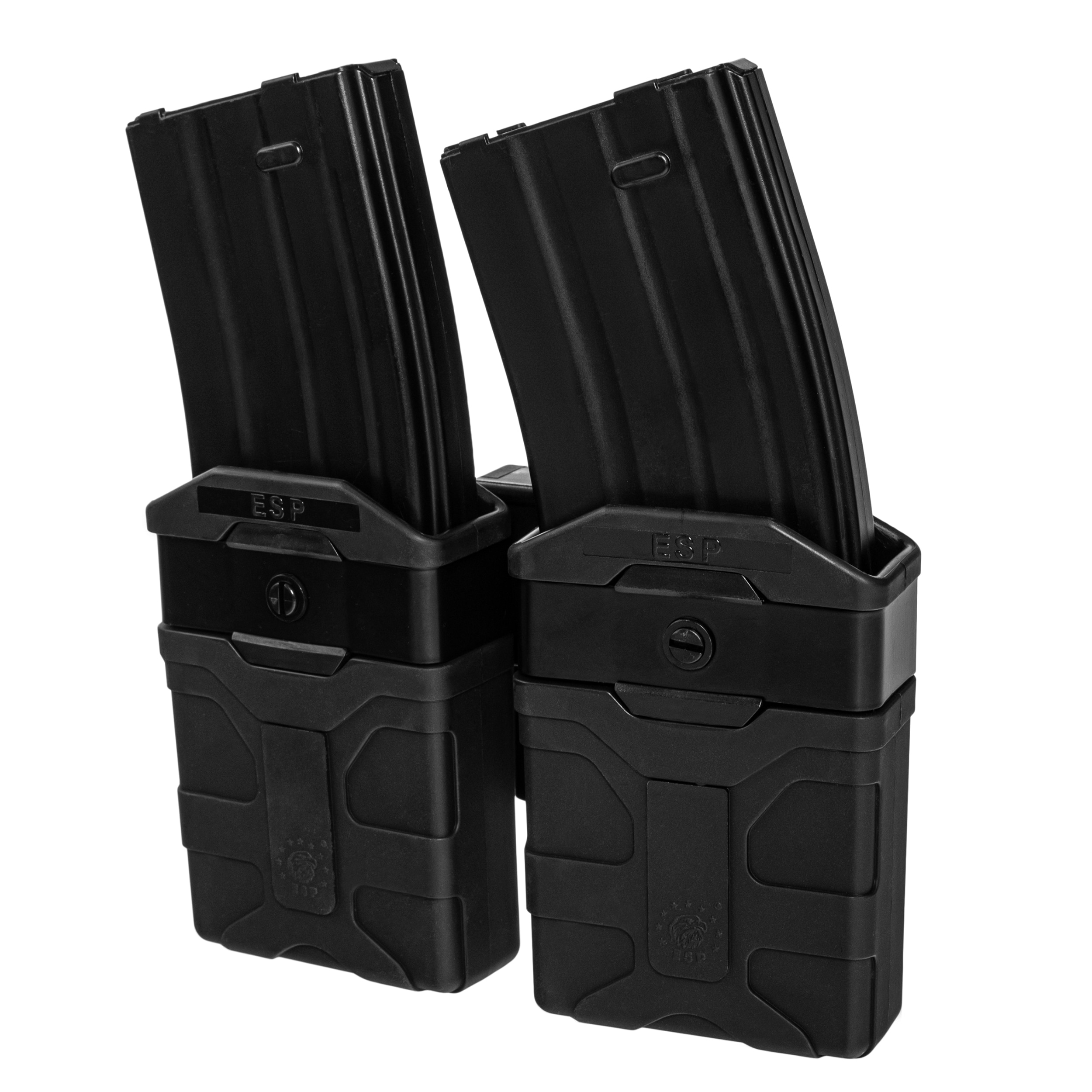 ESP kettős forgó tároló tölténytárhoz UBC-01 Clip rögzítéssel - Black