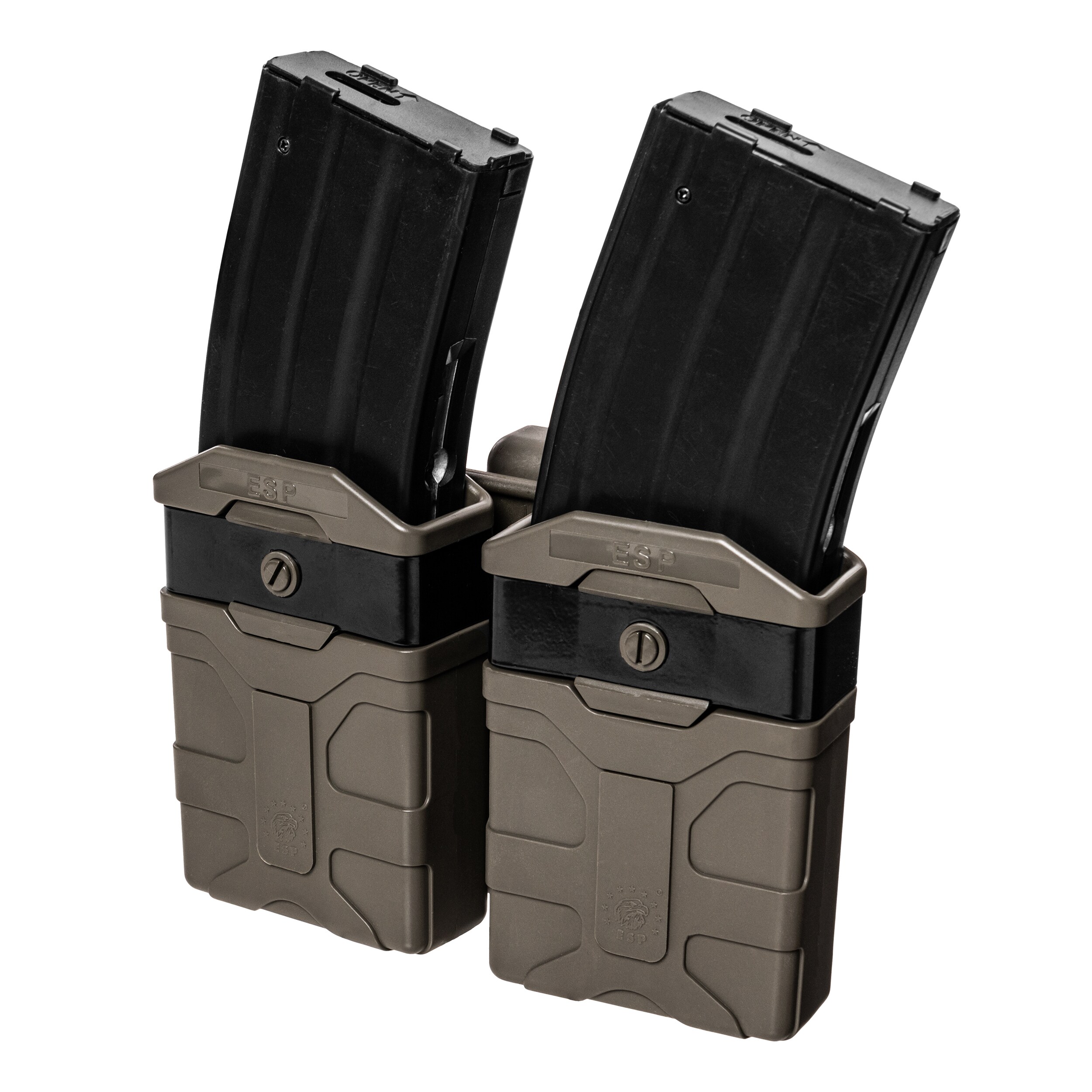 ESP kettős forgó tároló tölténytárhoz UBC-02 Clip rögzítéssel  - Olive Drab