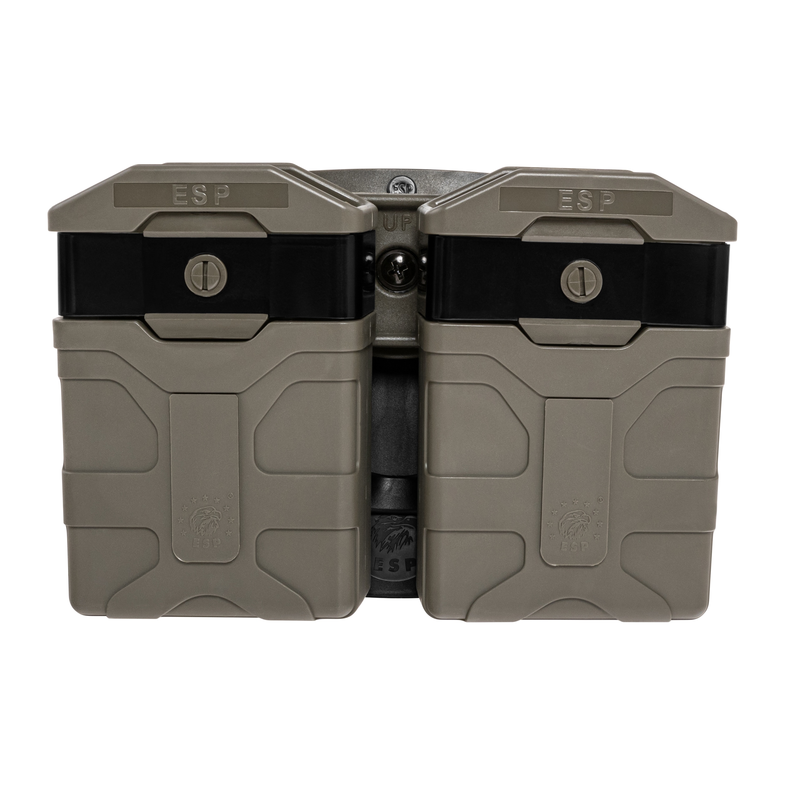 ESP kettős forgó tároló Paddle rögzítéssel  5.56 mm- es tölténytárhoz - Olive Drab