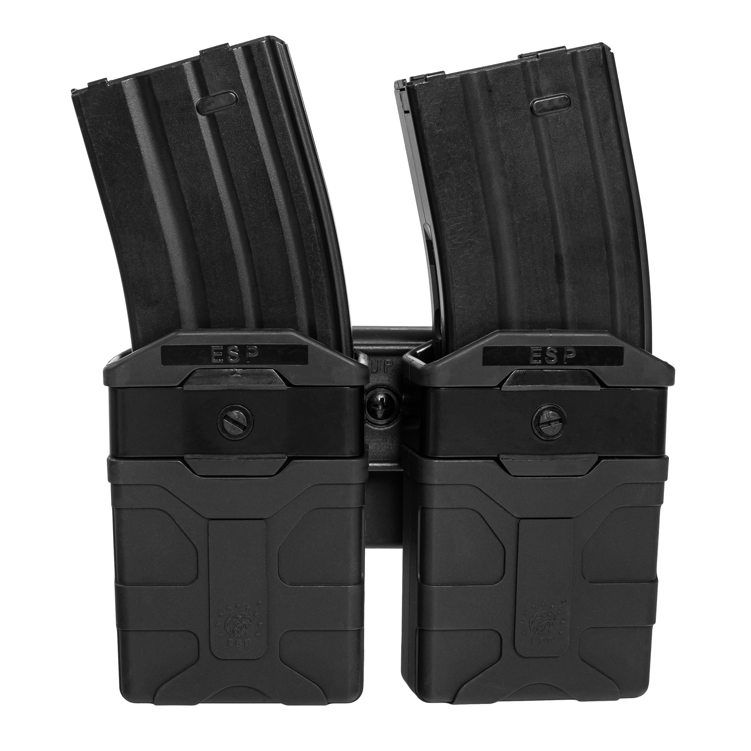 ESP kétzsebes tároló UBC-03 Clip rögzítéssel 5,56 x 45 mm- es tölténytárhoz - Black