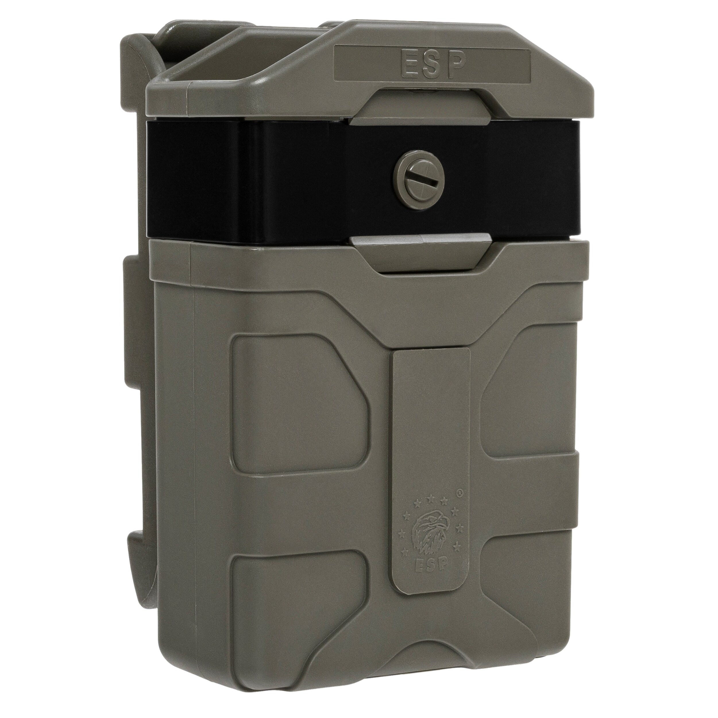 ESP forgatható tároló UBC-07 rögzítéssel 5,56 mm- es kaliberű MOLLE tölténytárhoz - Olive Drab