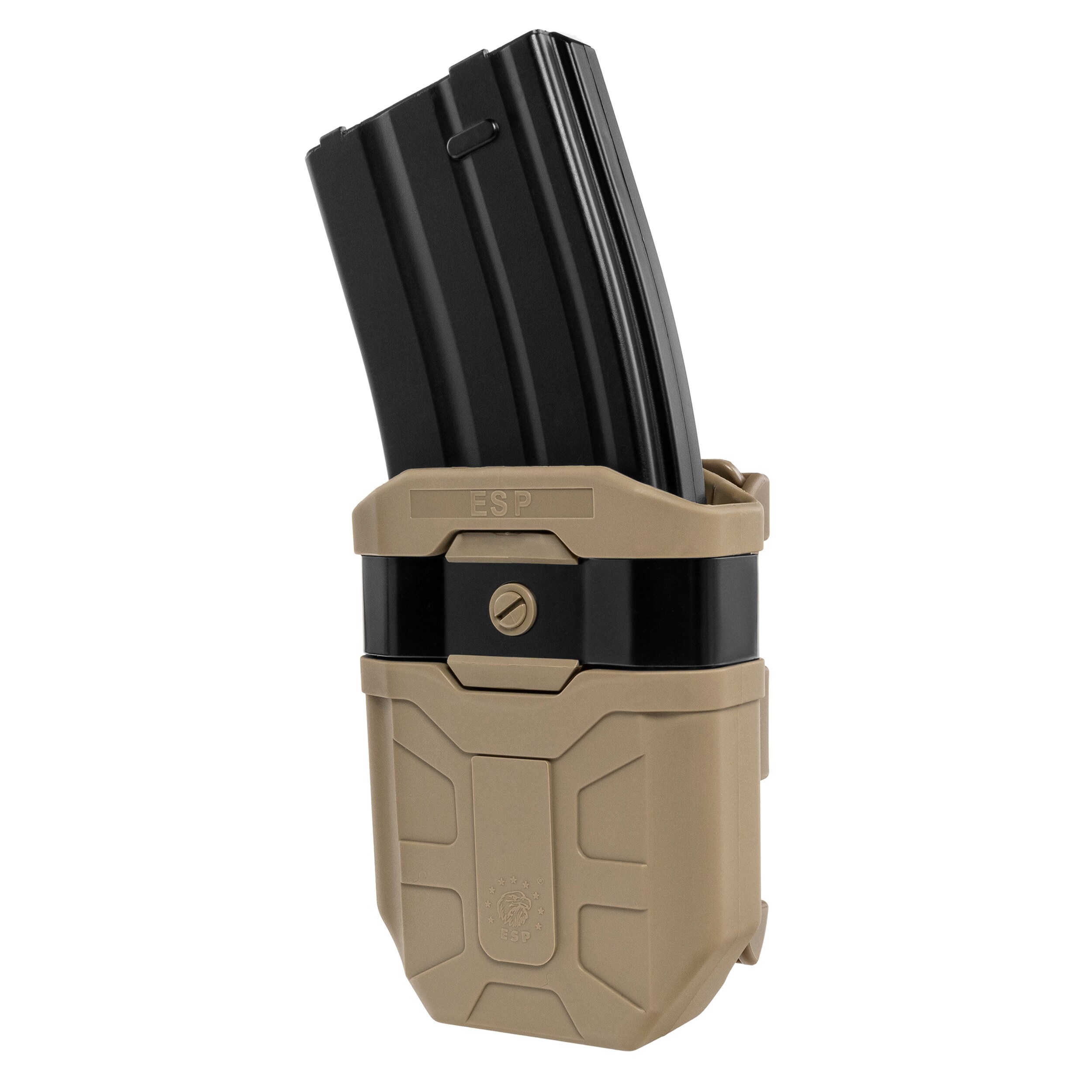 ESP UBC-07 forgatható tároló 7,62 mm- es  MOLLE tölténytárhoz - Khaki