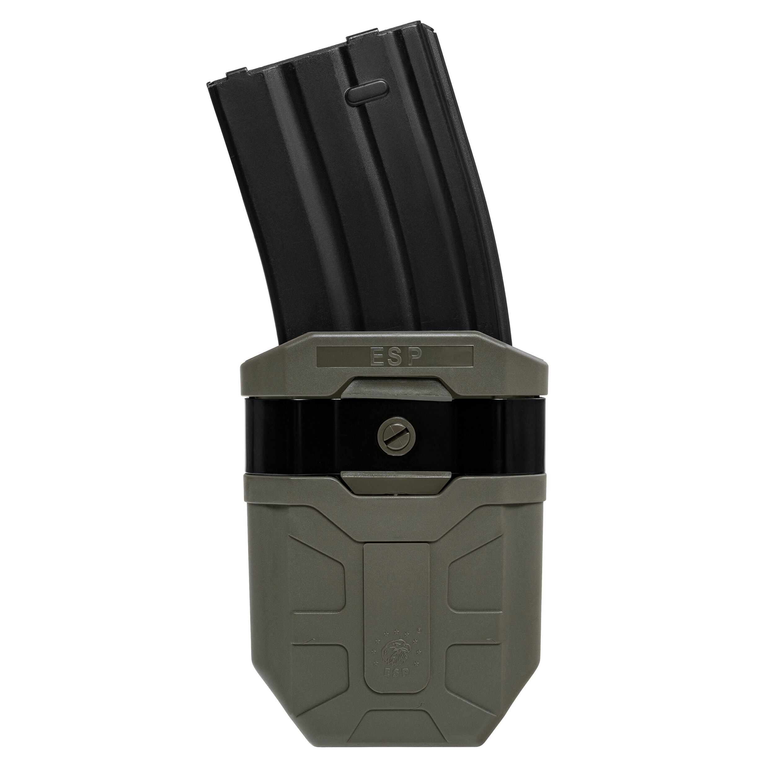 ESP UBC-07 forgatható tároló 7,62 mm- es  MOLLE tölténytárhoz - Olive Drab