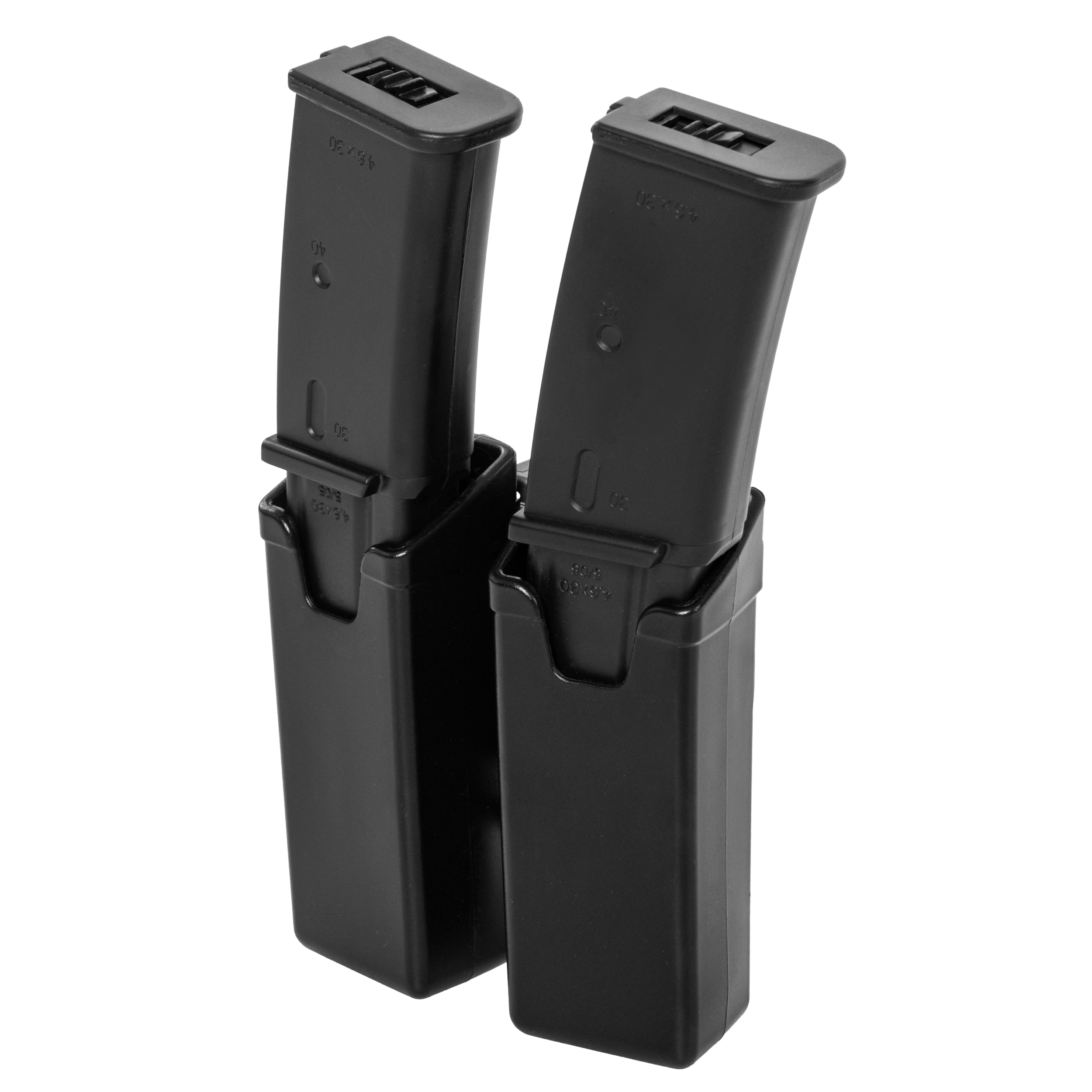 ESP kétzsebes tároló UBC-01 Clip rögzítéssel MP5/UZI/SA VZ.61 tölténytárhoz - Black