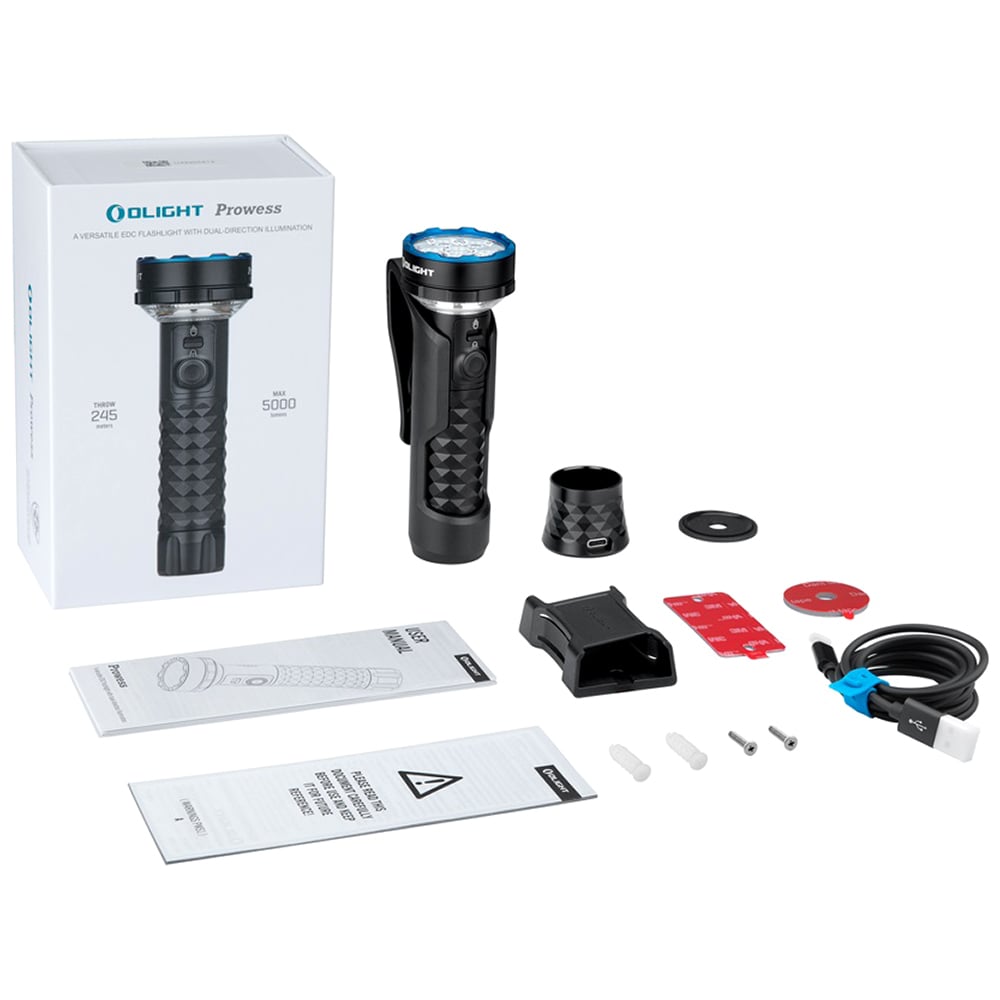 Olight Prowess zseblámpa Black - 5000 lumen