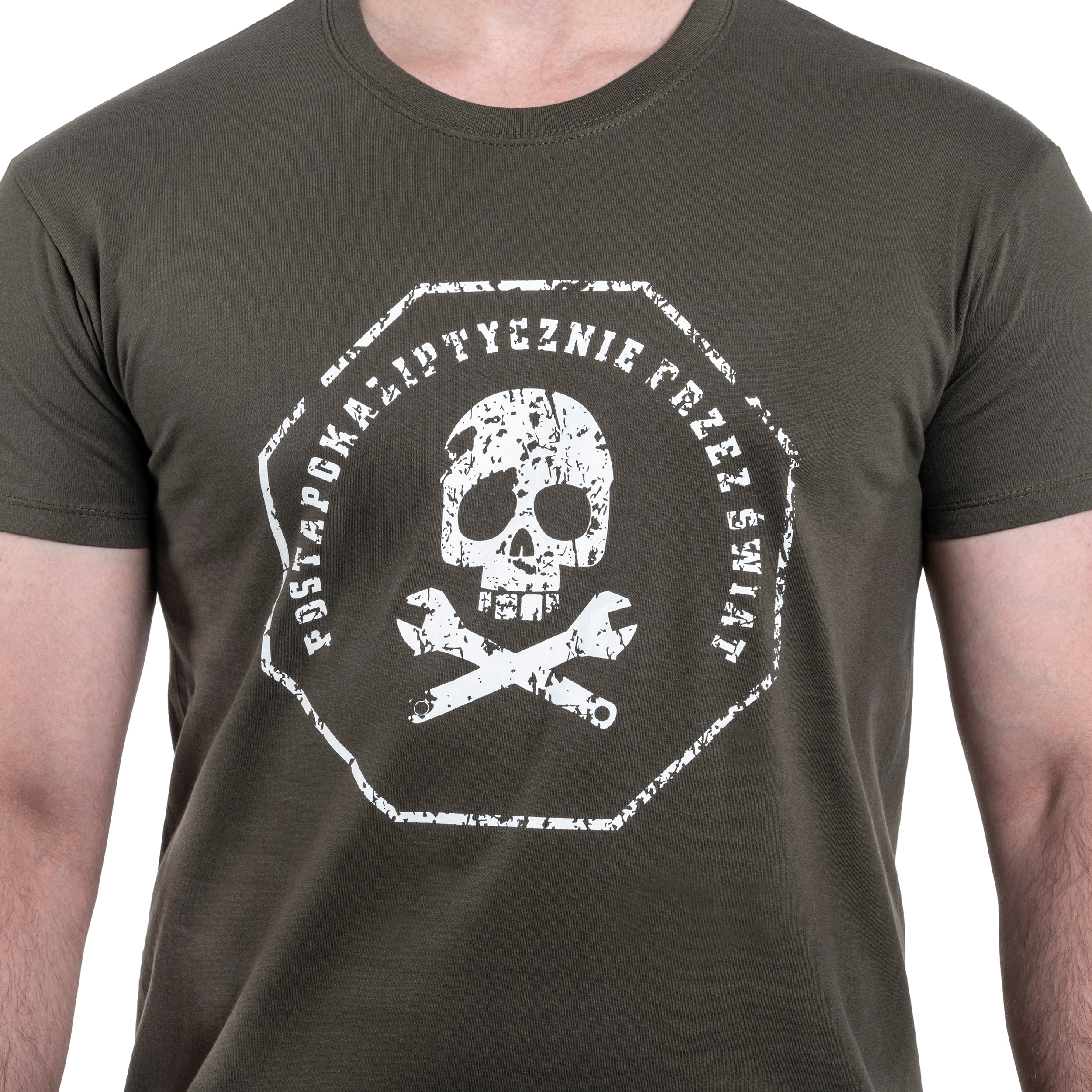 TigerWood Postapokaliptycznie T-shirt póló - Khaki