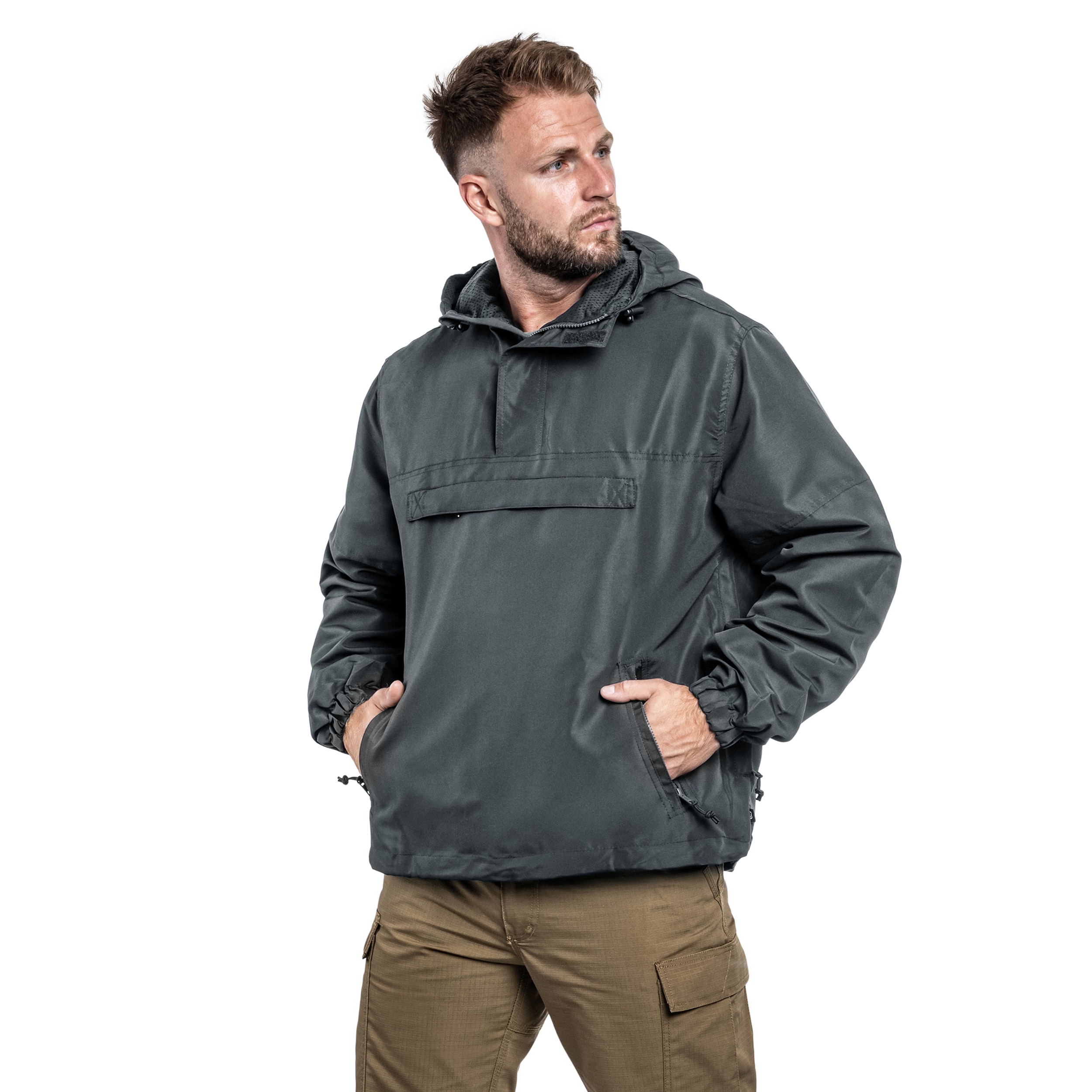 Brandit Summer Windbreaker kabát - Anthracite