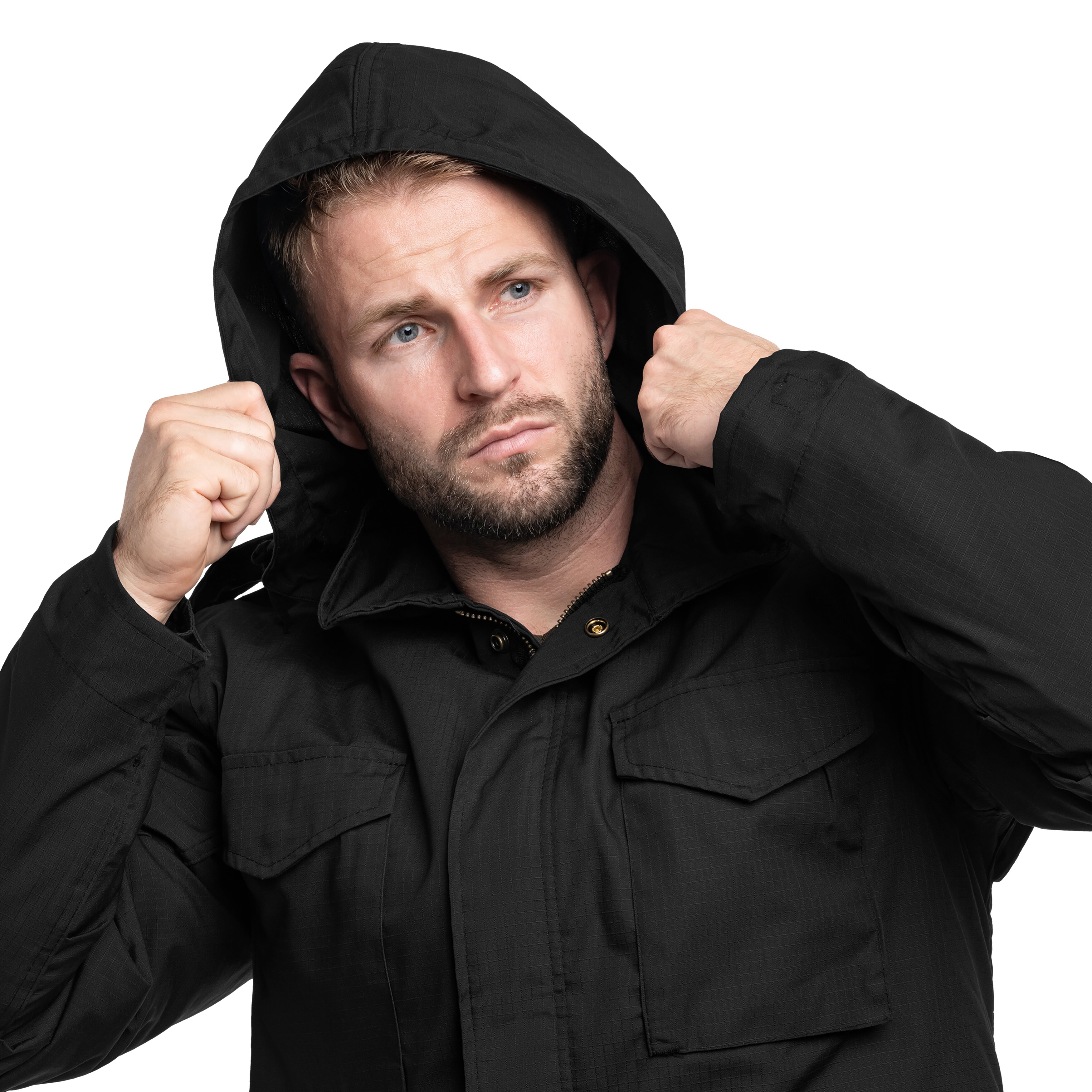 Brandit M65 Standard RipStop kabát - Black