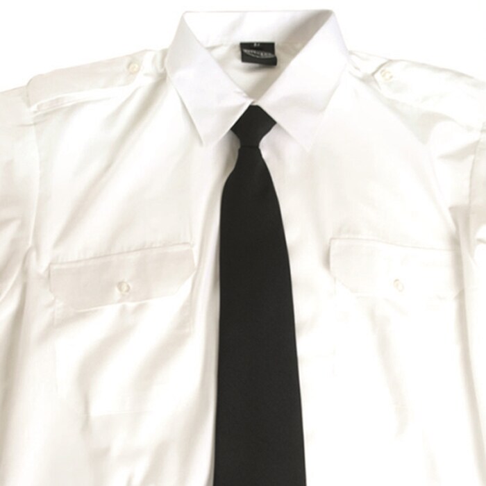 Mil-Tec Security Tie nyakkendő rögzítőcsattal  - Black