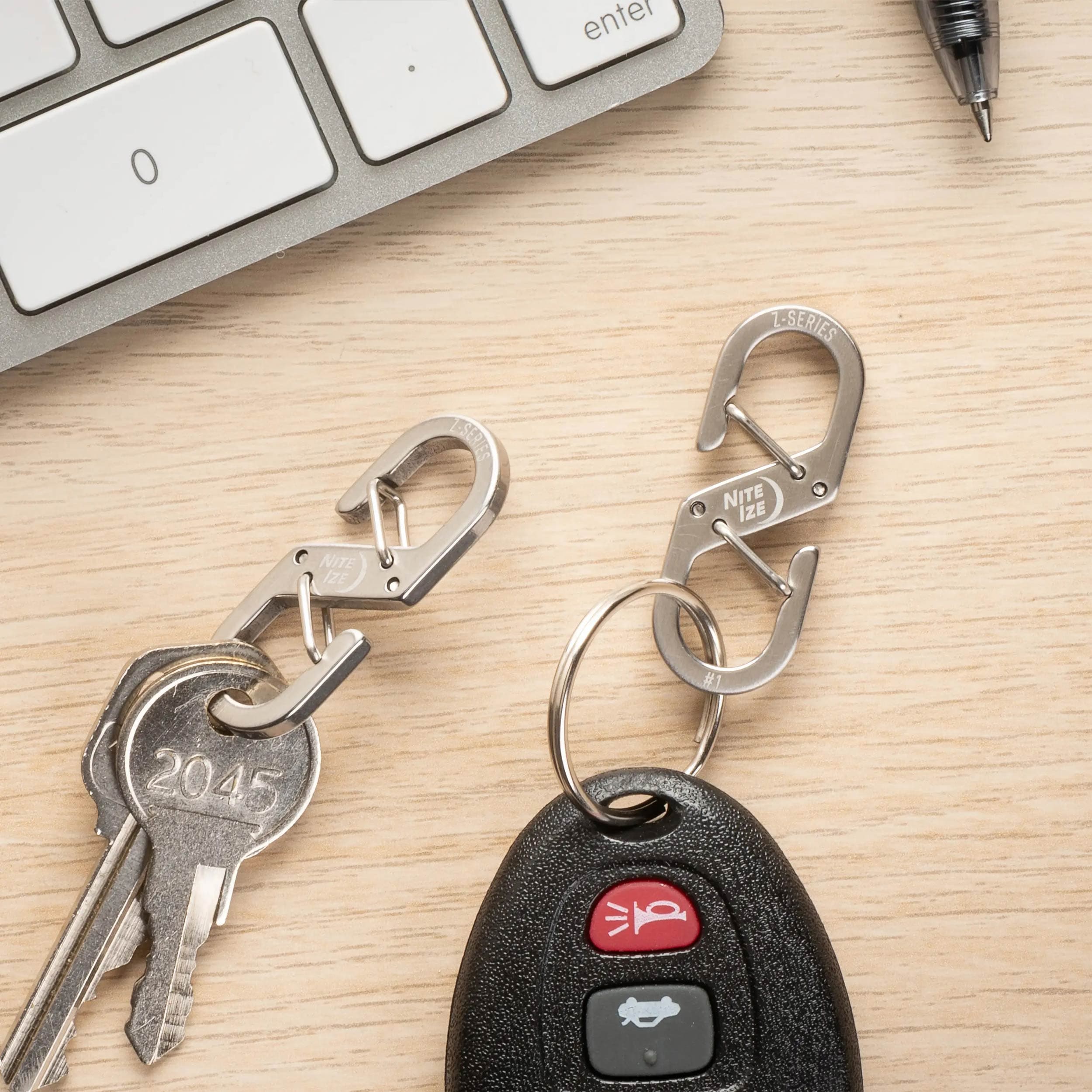 Nite Ize Z-Series #1 karabiner - 2 db - Steel