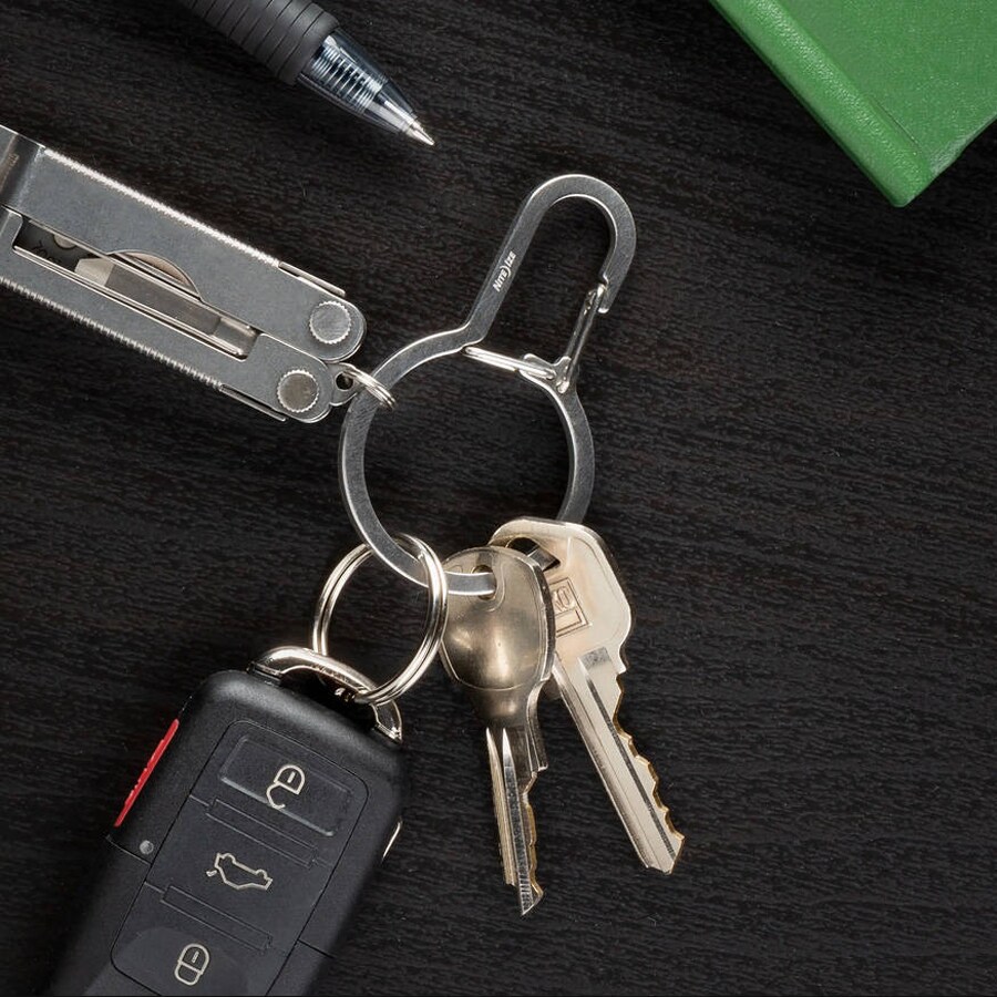 Nite Ize Dualpass karabiner - Silver