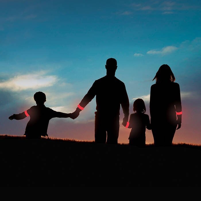 Nite Ize SlapLit LED Slap Wrap Ver.2 biztonsági karkötő - Red