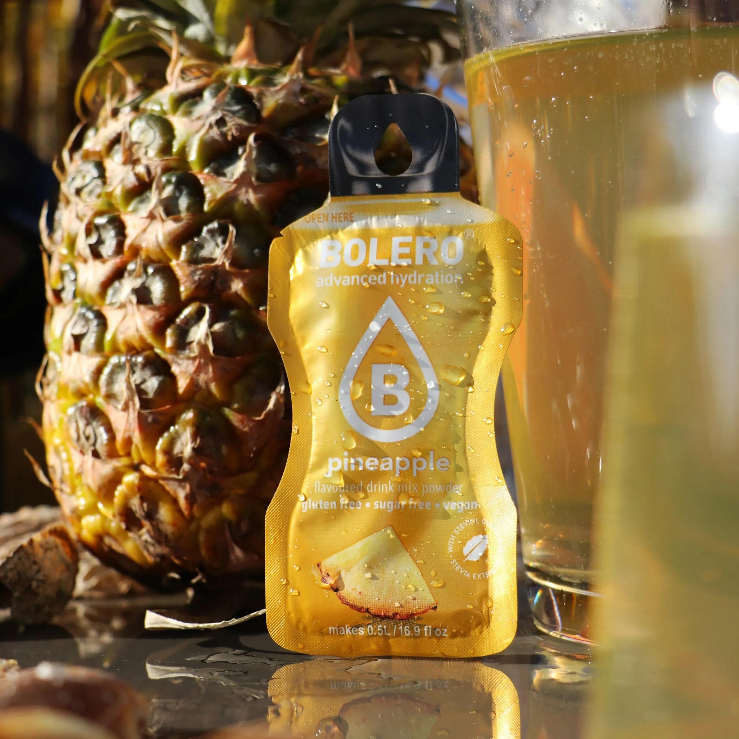 Bolero Pineappl por állagú szteviával édesített ital 3 g - 12 db