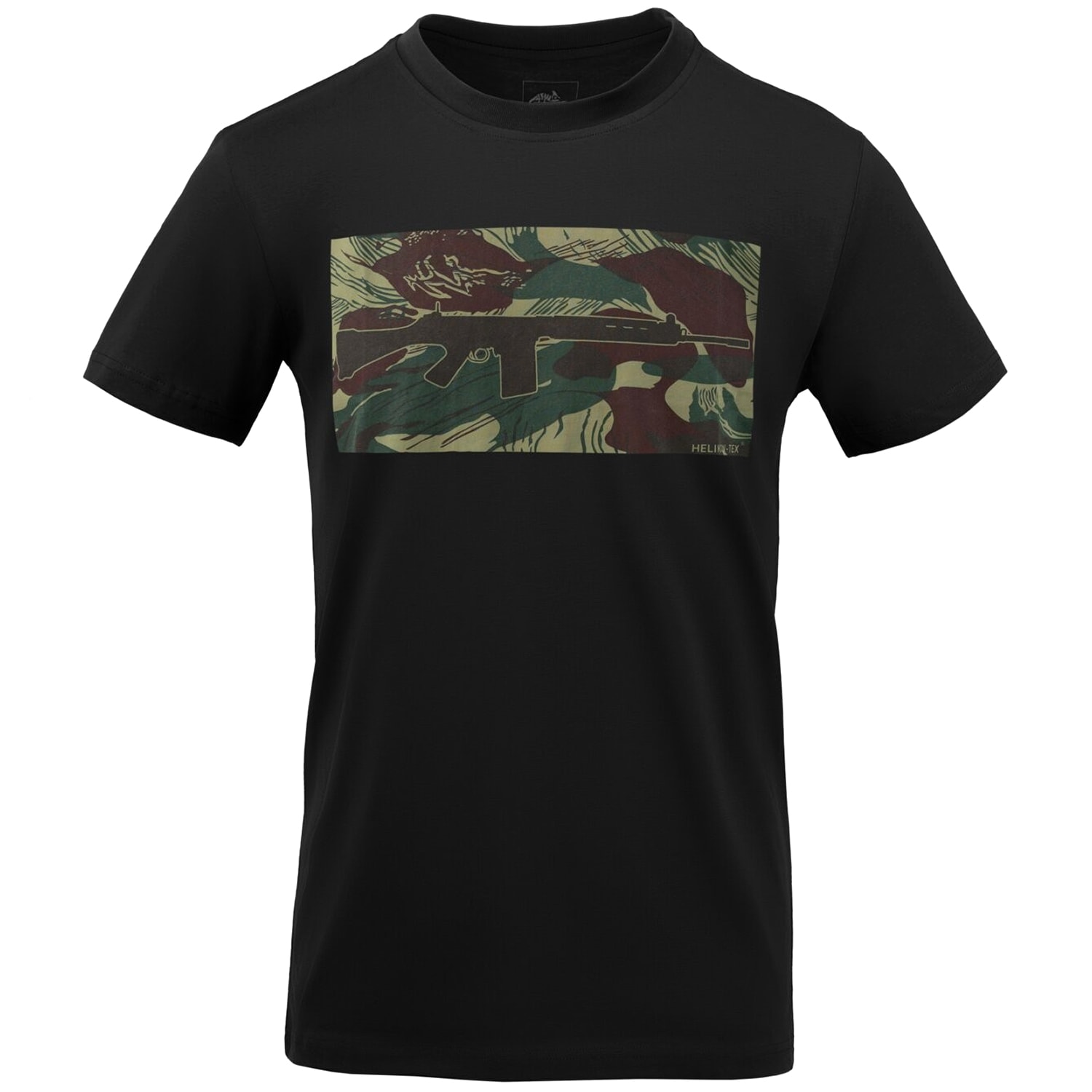 Helikon FN FAL T-shirt póló - Black/Rhodesian Camo