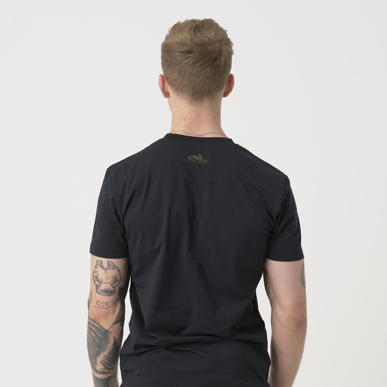 Helikon FN FAL T-shirt póló - Black/Rhodesian Camo